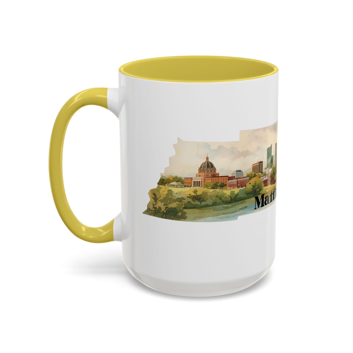 Nashville TN Area Code Mug, Matthew 6:15