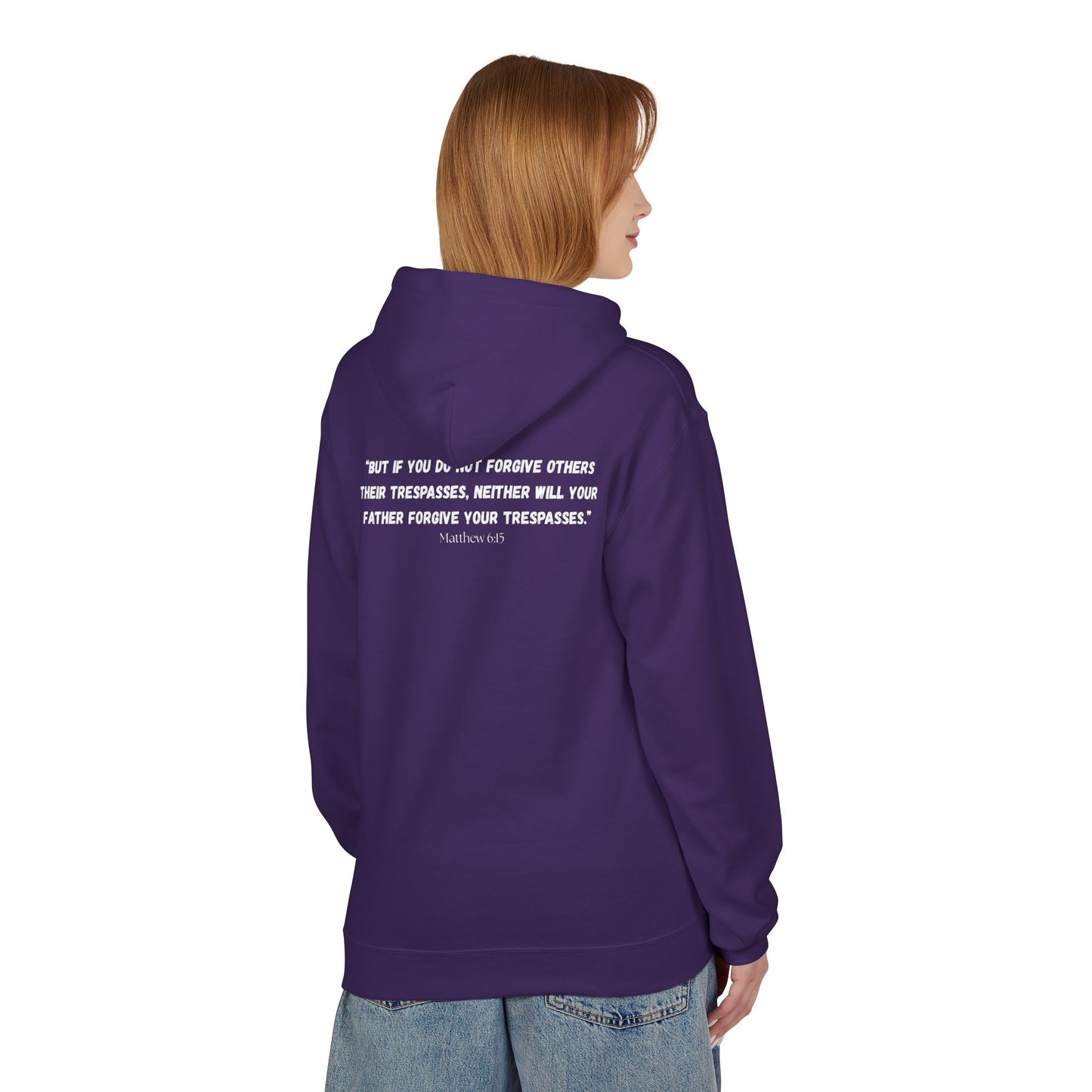 Nashville TN Area Code Hoodie - Fleece Hoodie Matthew 6:15