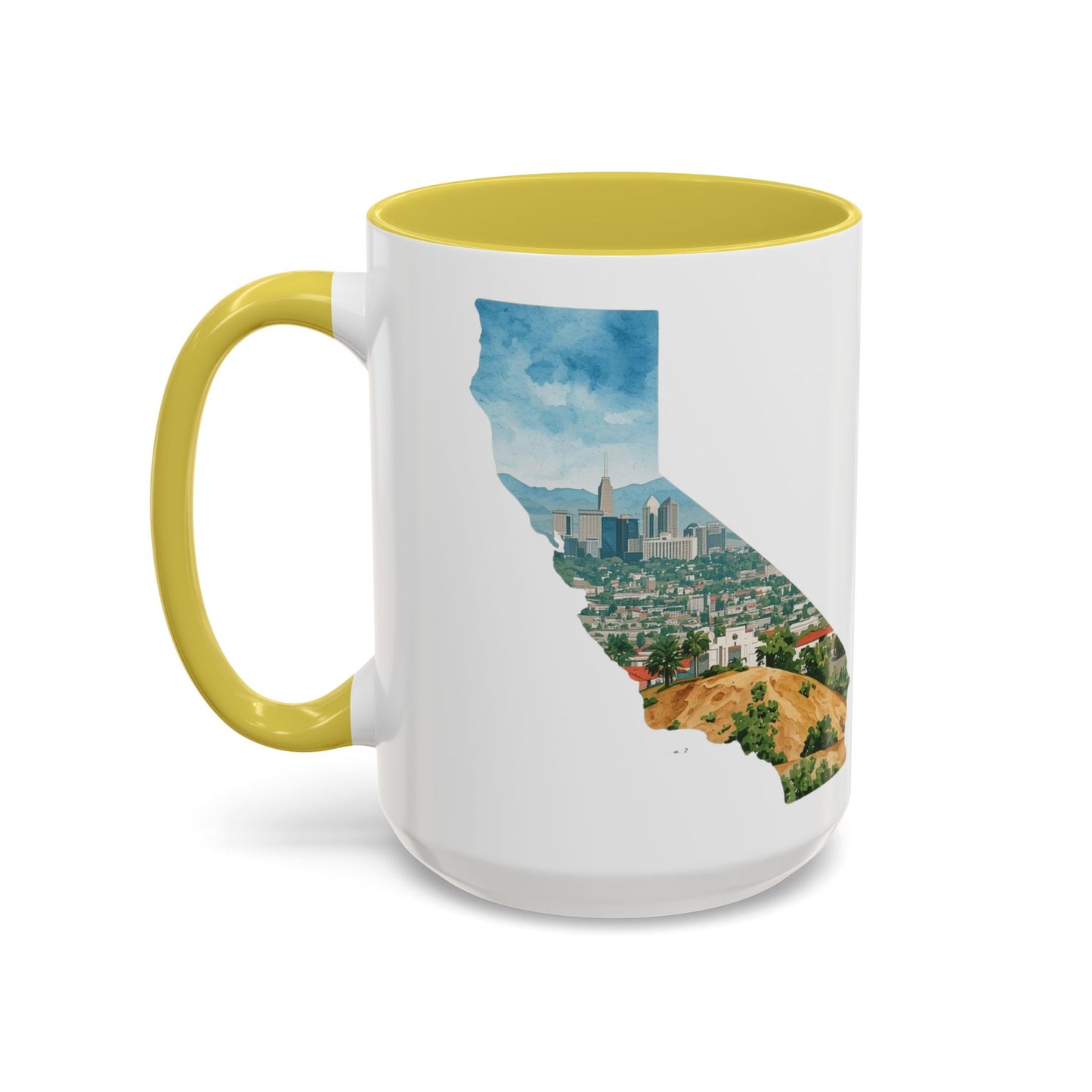 LA Has My Heart Mug — Colorful Ceramic Coffee Cup (11oz, 15oz)