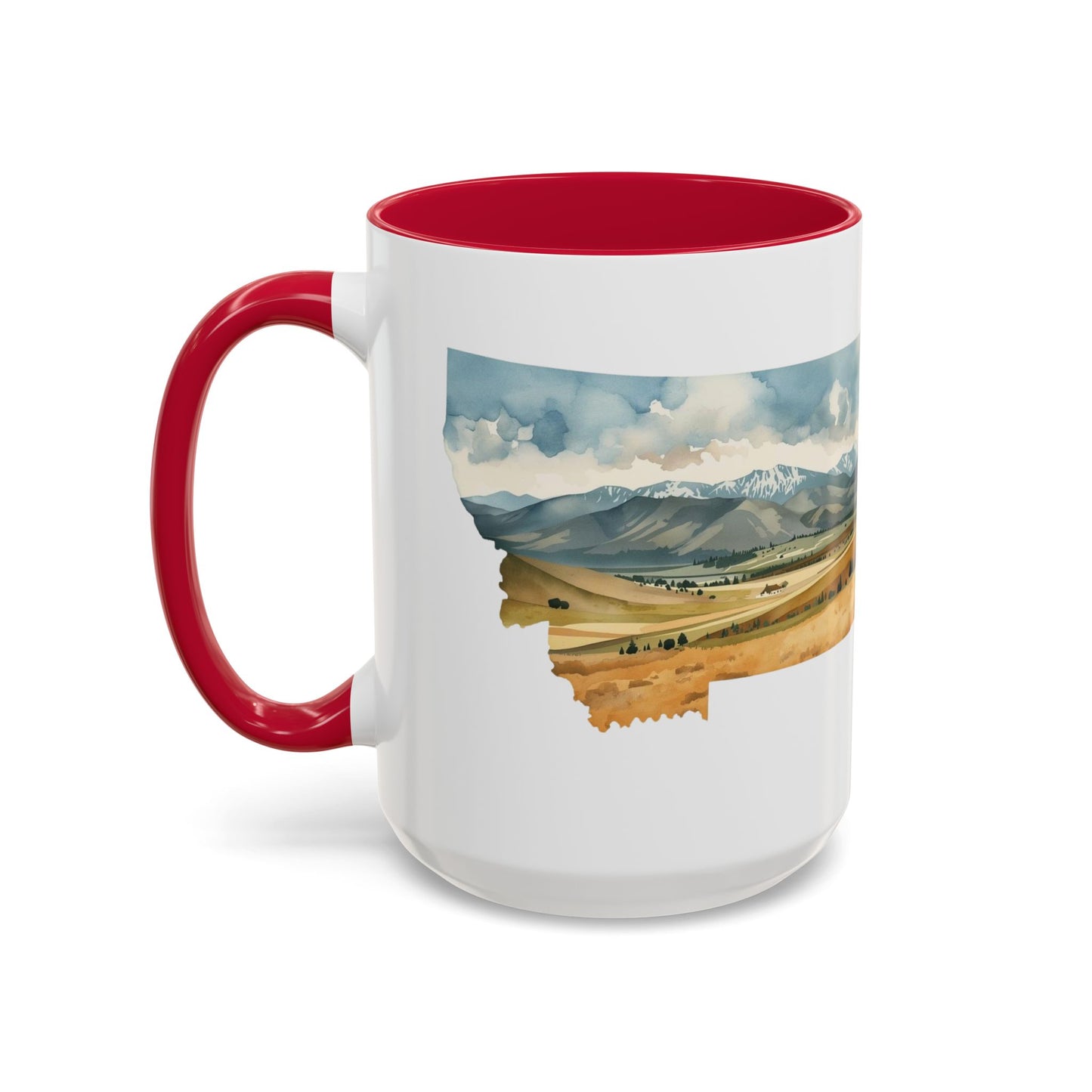Montana Has My Heart Mug — Colorful Ceramic Coffee Cup (11oz, 15oz)