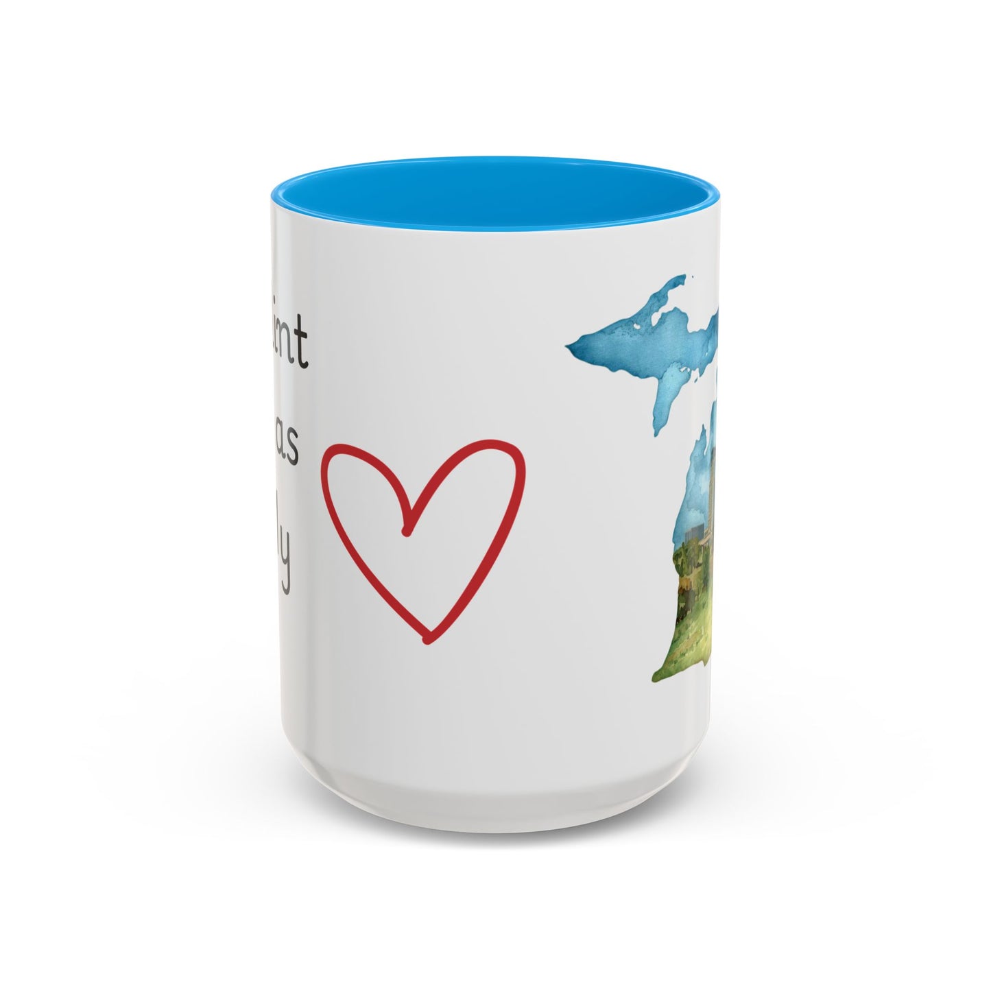 Flint MI Has My Heart Mug — Colorful Ceramic Coffee Cup (11oz, 15oz)