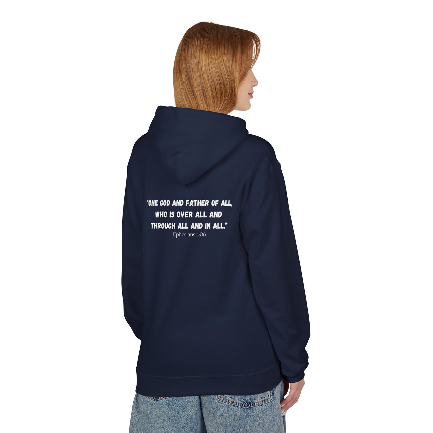Montana Area Code Hoodie - Fleece Hoodie Ephesians 4:06