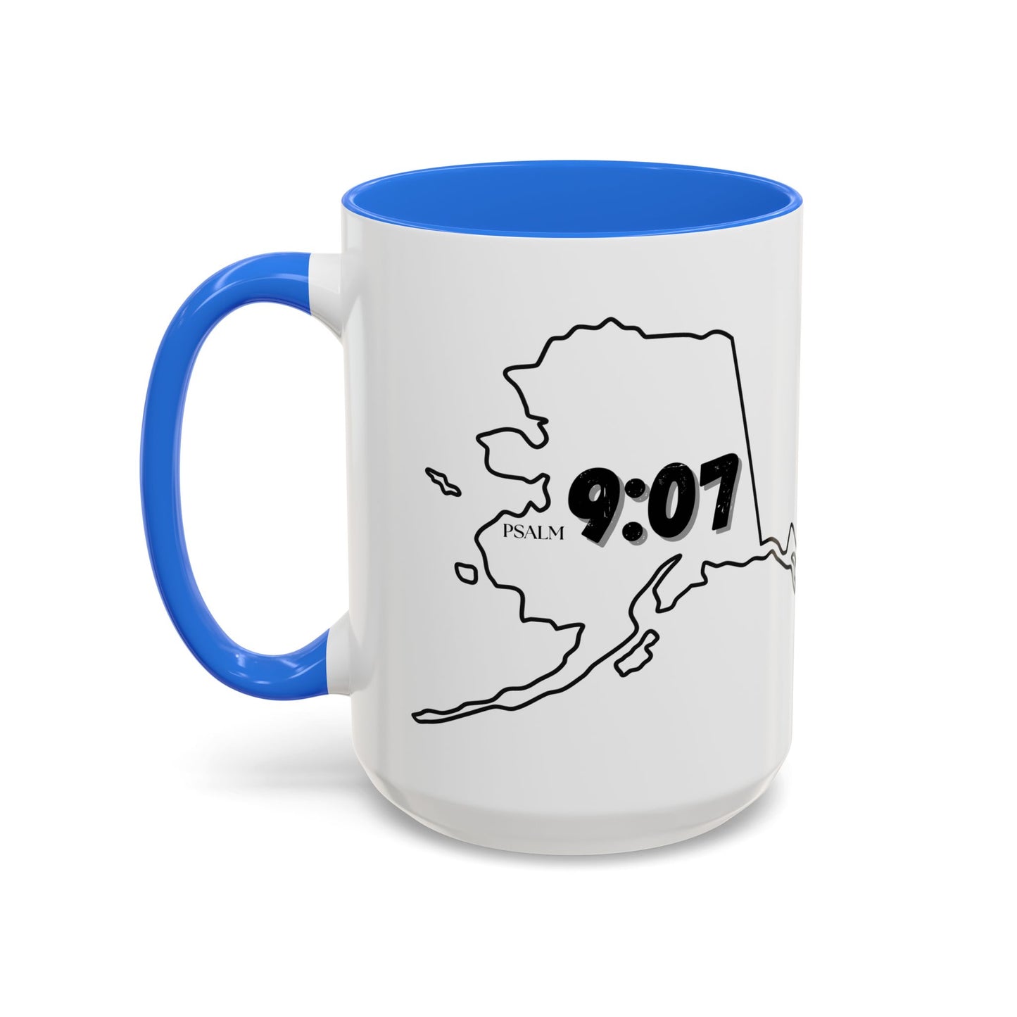Alaska Area Code Mug, Psalm 9:07