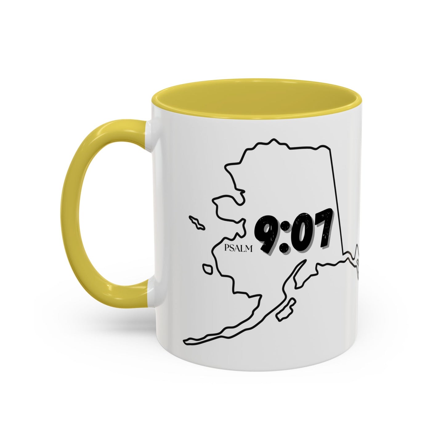 Alaska Area Code Mug, Psalm 9:07