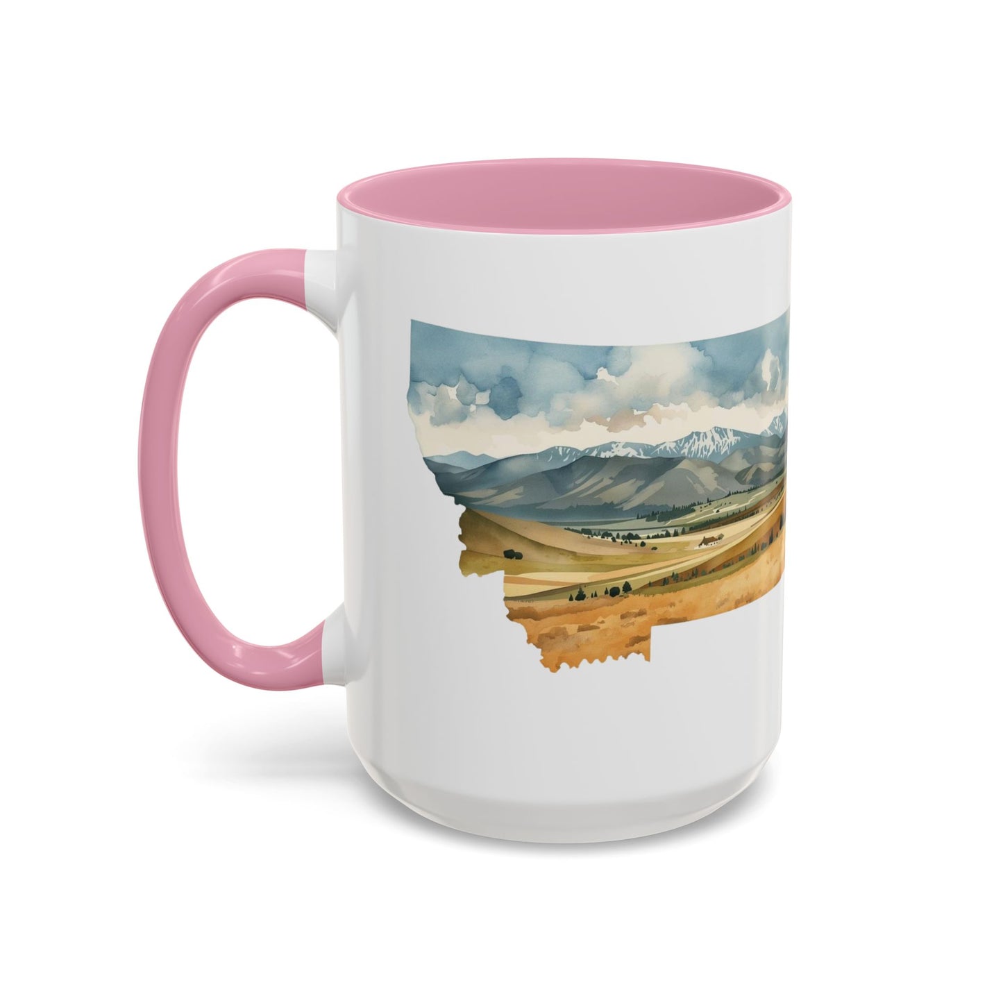 Montana Has My Heart Mug — Colorful Ceramic Coffee Cup (11oz, 15oz)