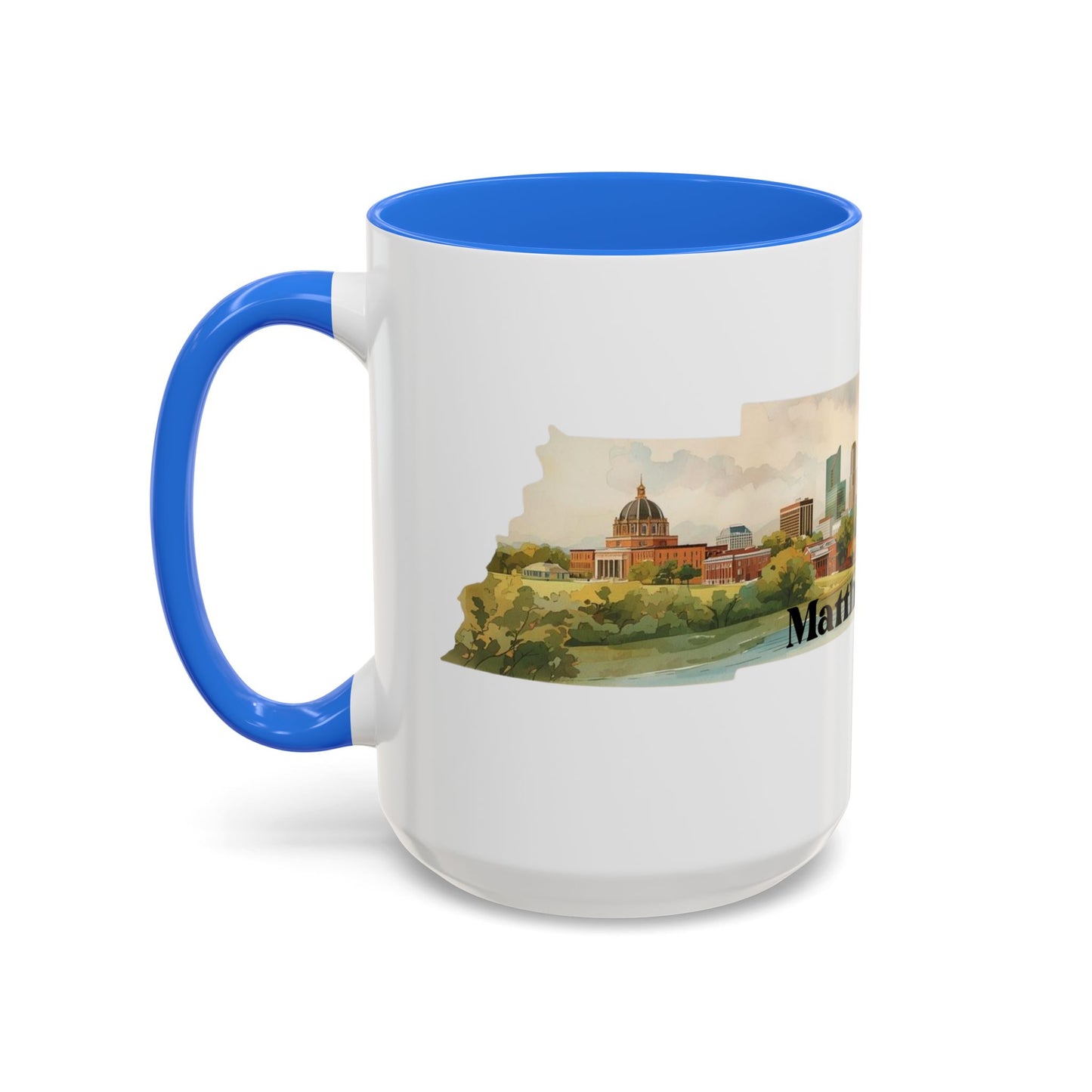 Nashville TN Area Code Mug, Matthew 6:15