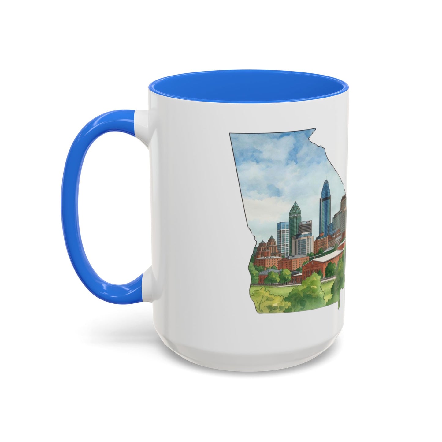 Atlanta Has My Heart Mug — Colorful Ceramic Coffee Cup (11oz, 15oz)
