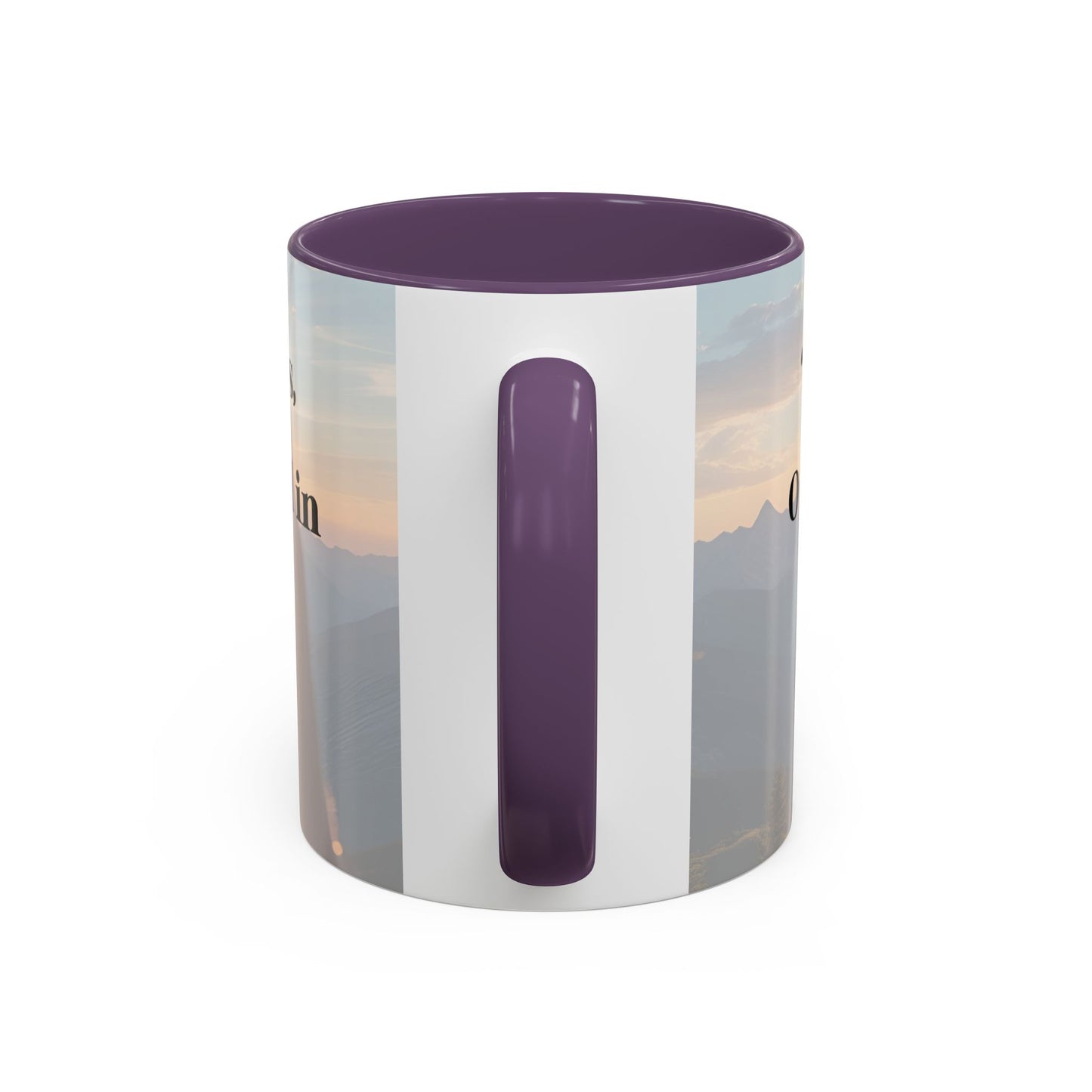 Mug - Mornings with God, Psalm 123:1 - Christian Inspirational Coffee Cup