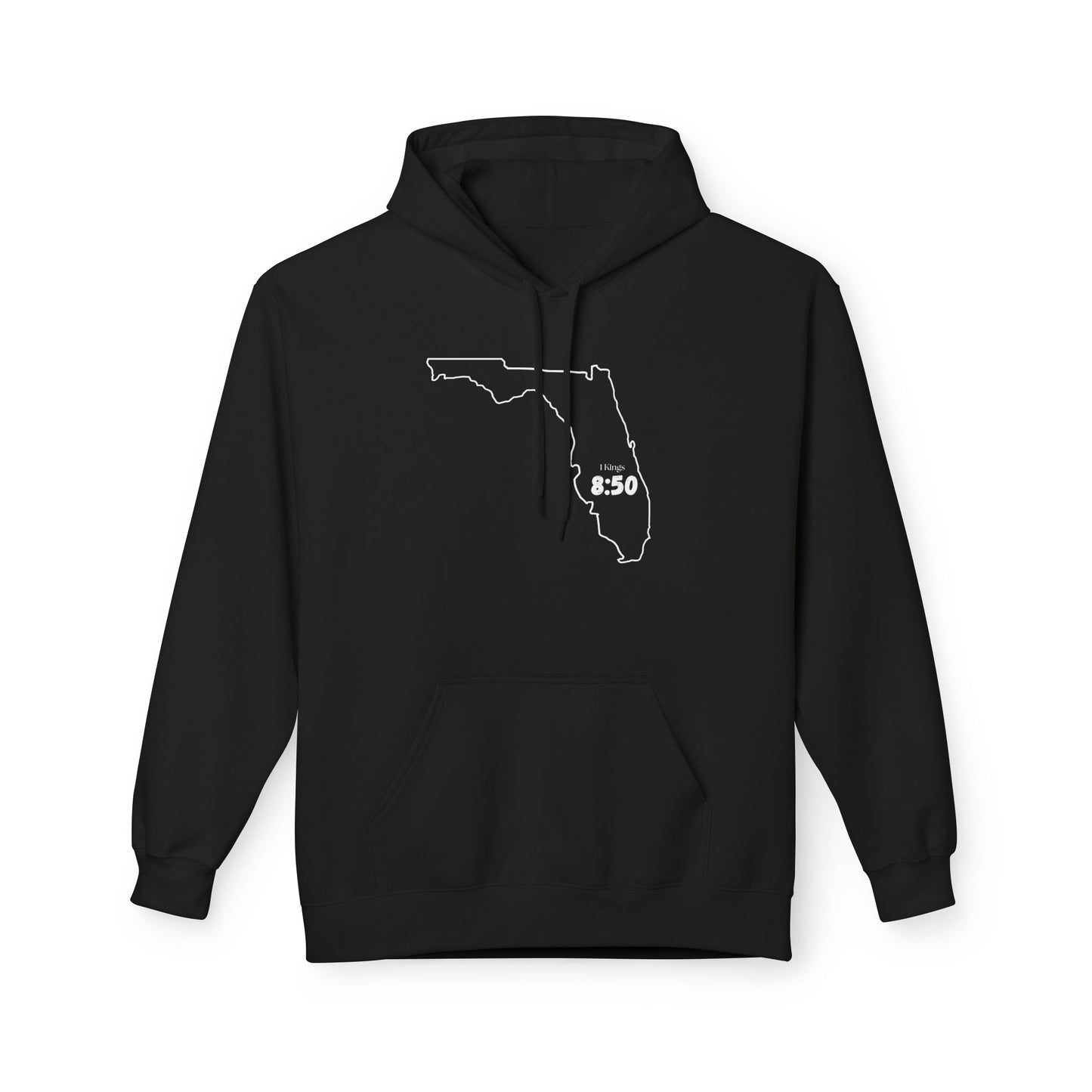 Destin FL Area Code Hoodie - Fleece Hoodie 1 Kings 8:50