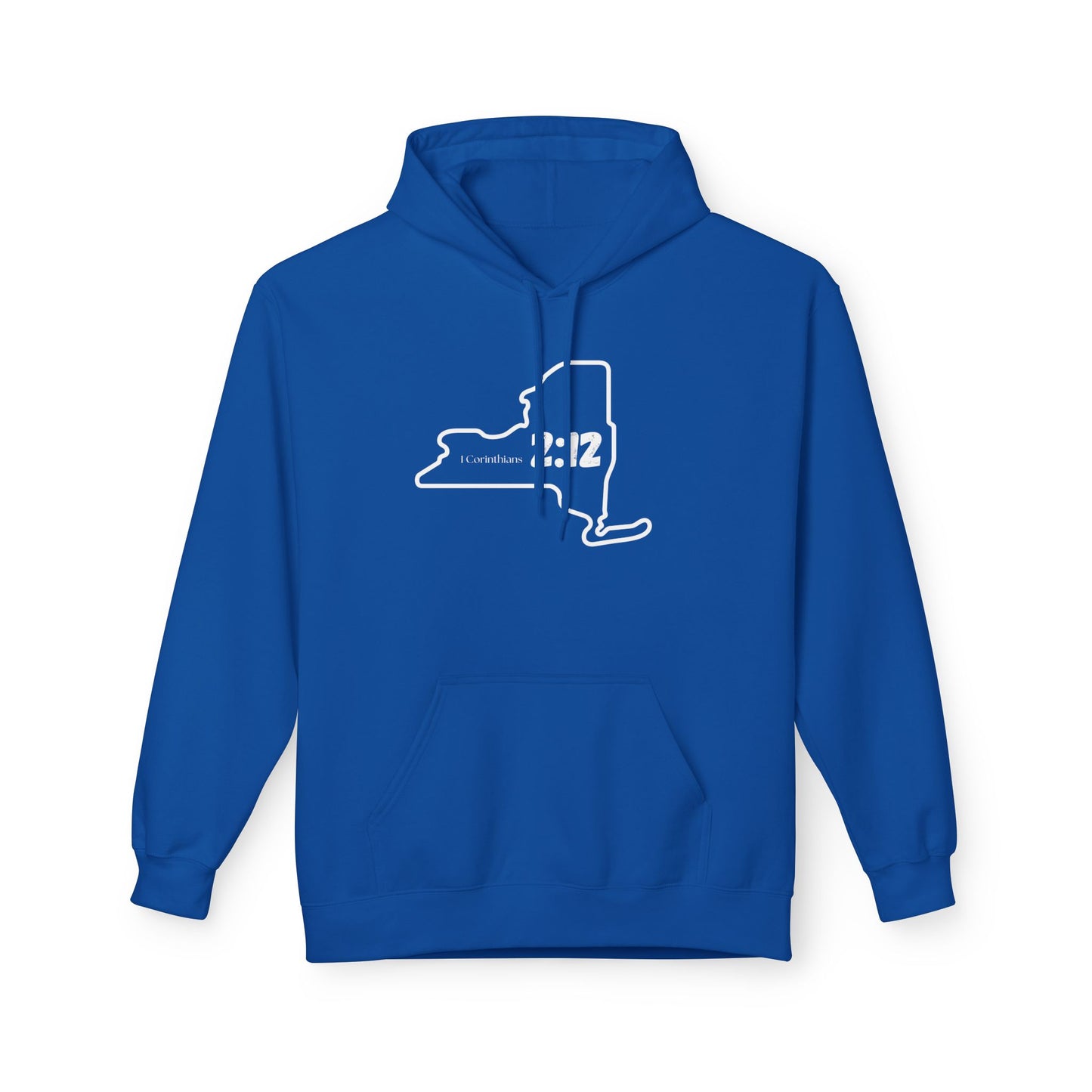 New York City Area Code Hoodie - Fleece Hoodie 1 Corinthians 2:12