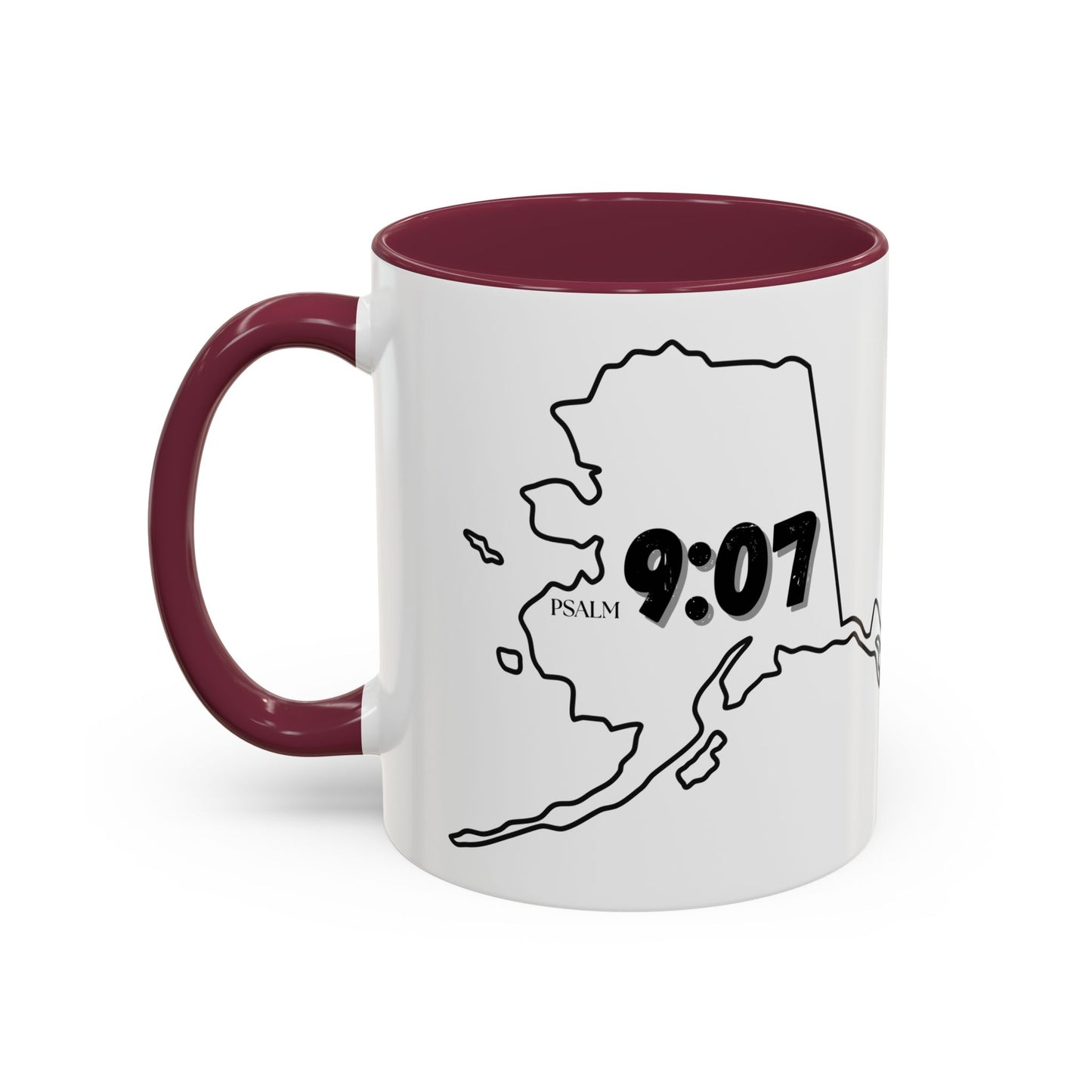 Alaska Area Code Mug, Psalm 9:07
