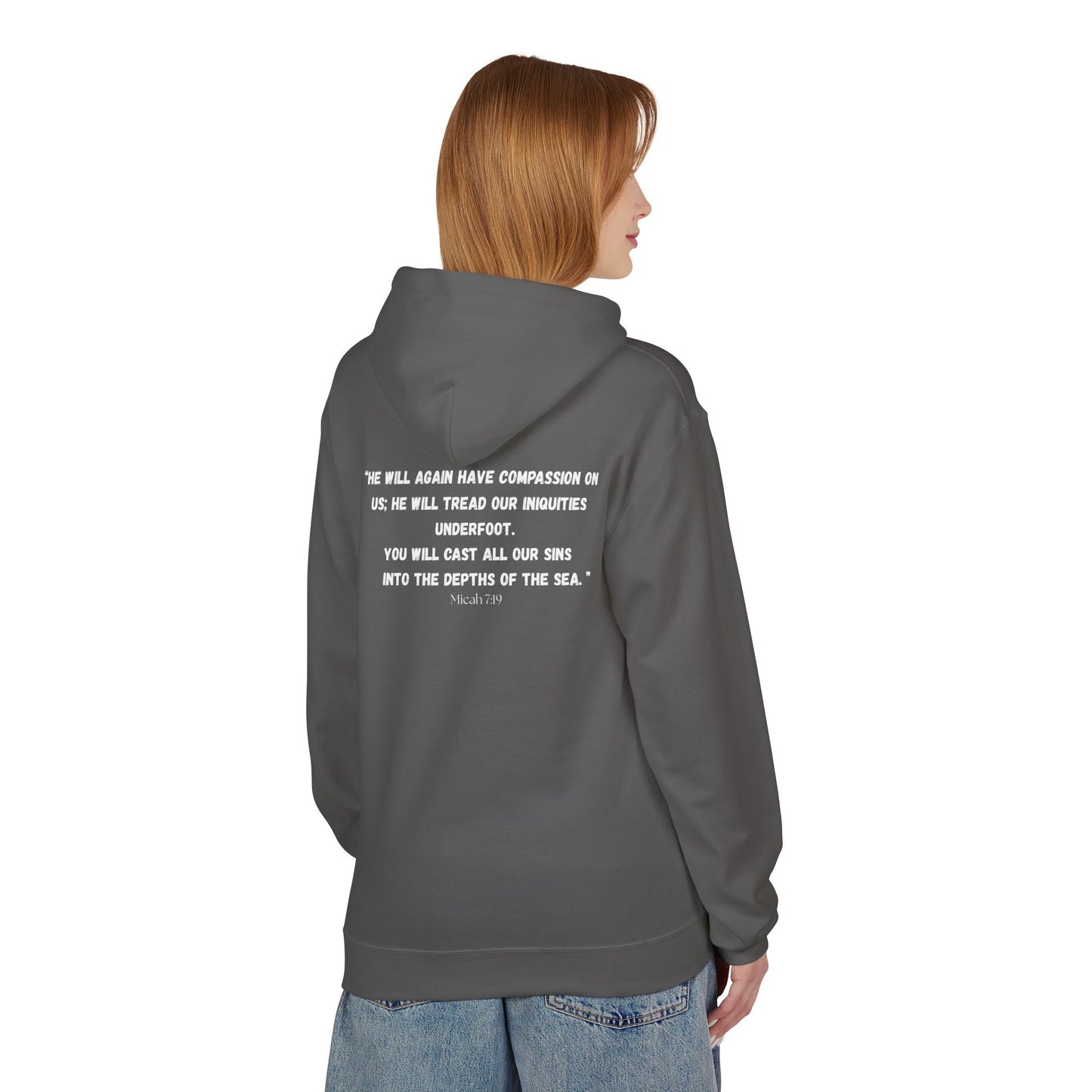 Colorado Springs Area Code Hoodie - Fleece Hoodie Micah 7:19
