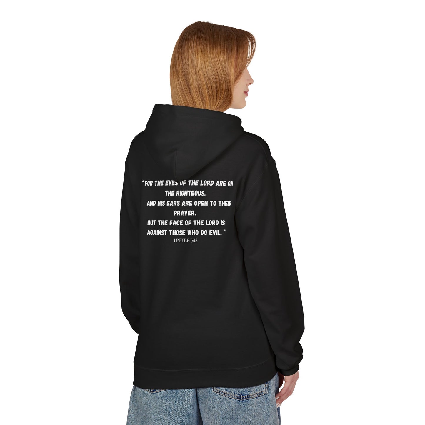 Chicago Area Code Hoodie - Fleece Hoodie 1 Peter 3:12