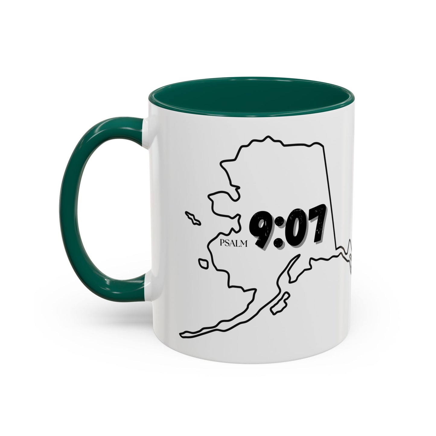 Alaska Area Code Mug, Psalm 9:07