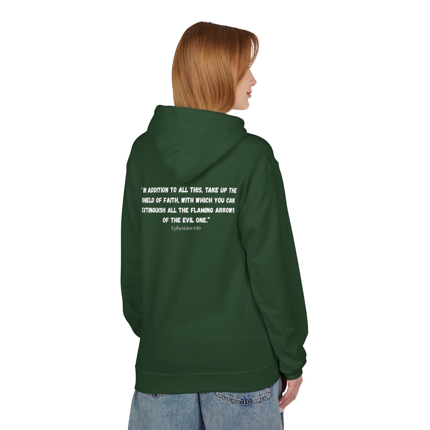 Grand Rapids MI Area Code Hoodie - Fleece Hoodie Ephesians 6:16