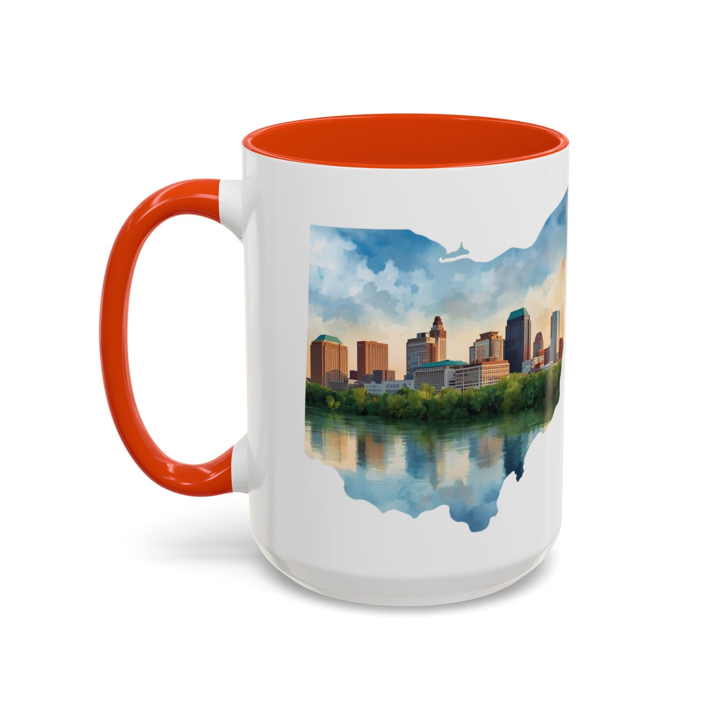 Cleveland Has My Heart Mug — Colorful Ceramic Coffee Mug (11oz & 15oz)