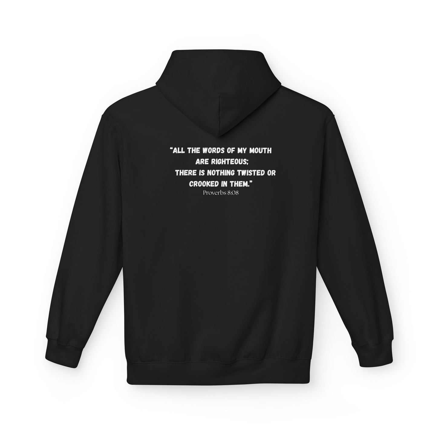 Hawaii Area Code Hoodie - Fleece Hoodie Proverbs 8:08