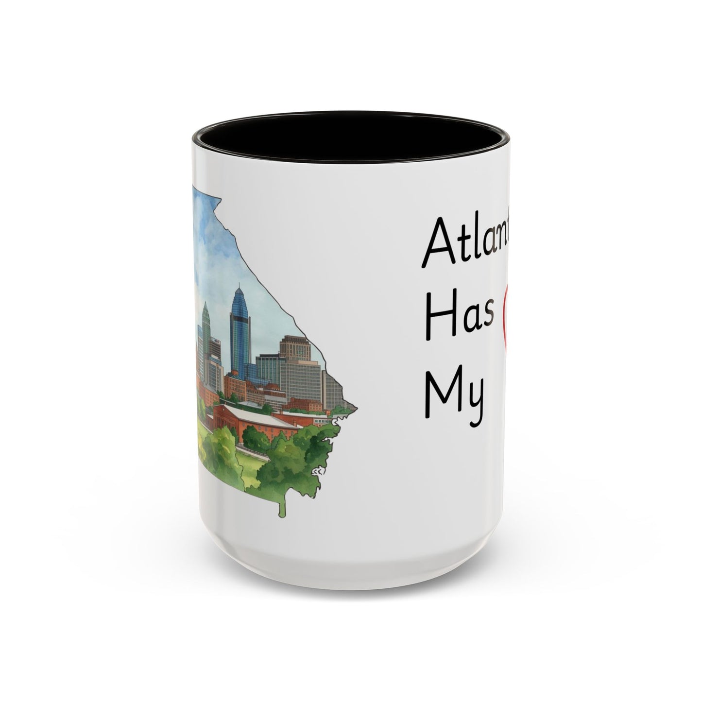 Atlanta Has My Heart Mug — Colorful Ceramic Coffee Cup (11oz, 15oz)