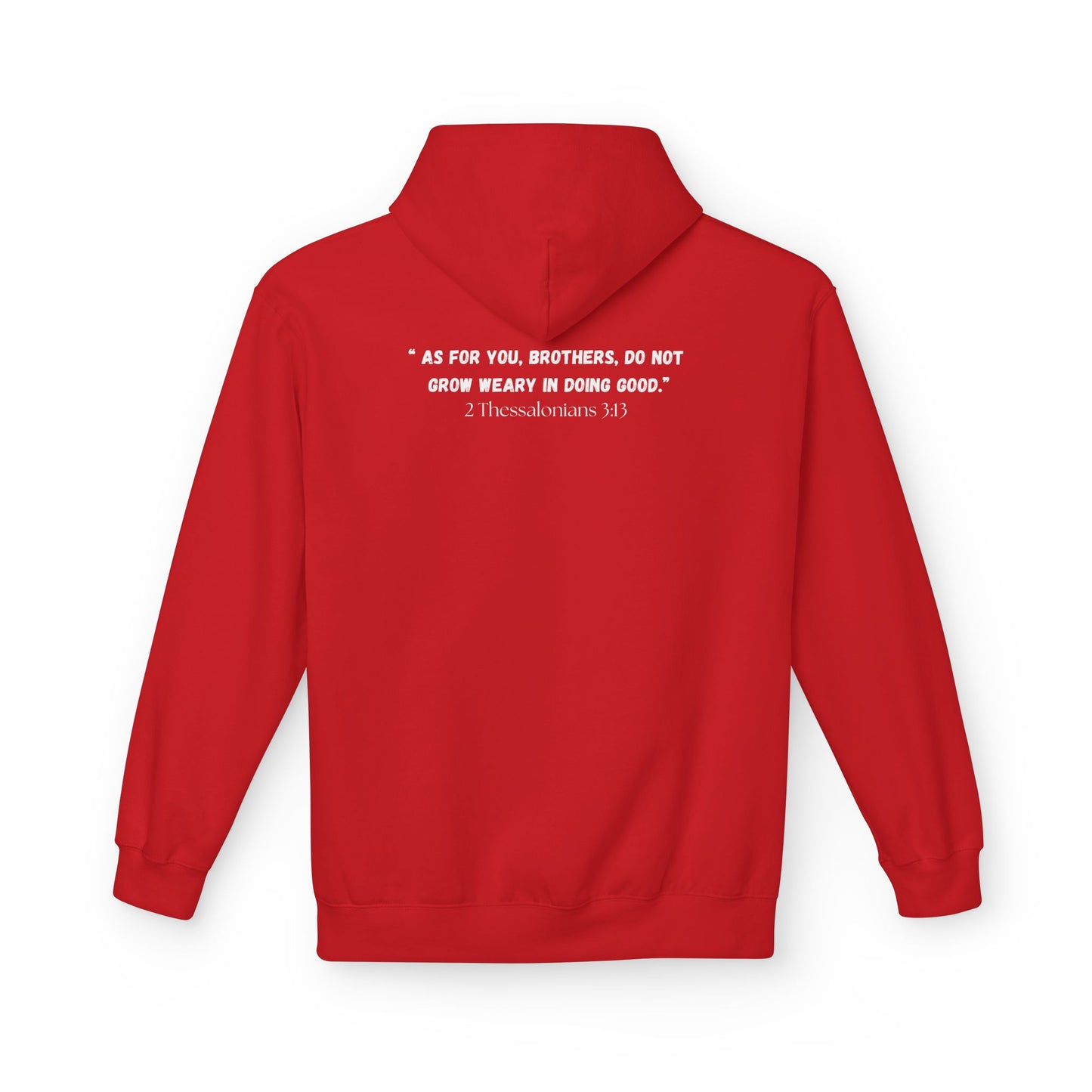 Detroit MI Area Code Hoodie - Fleece Hoodie 2 Thessalonians 3:13