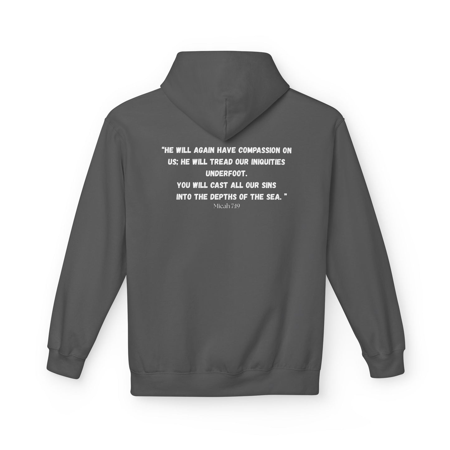 Colorado Springs Area Code Hoodie - Fleece Hoodie Micah 7:19