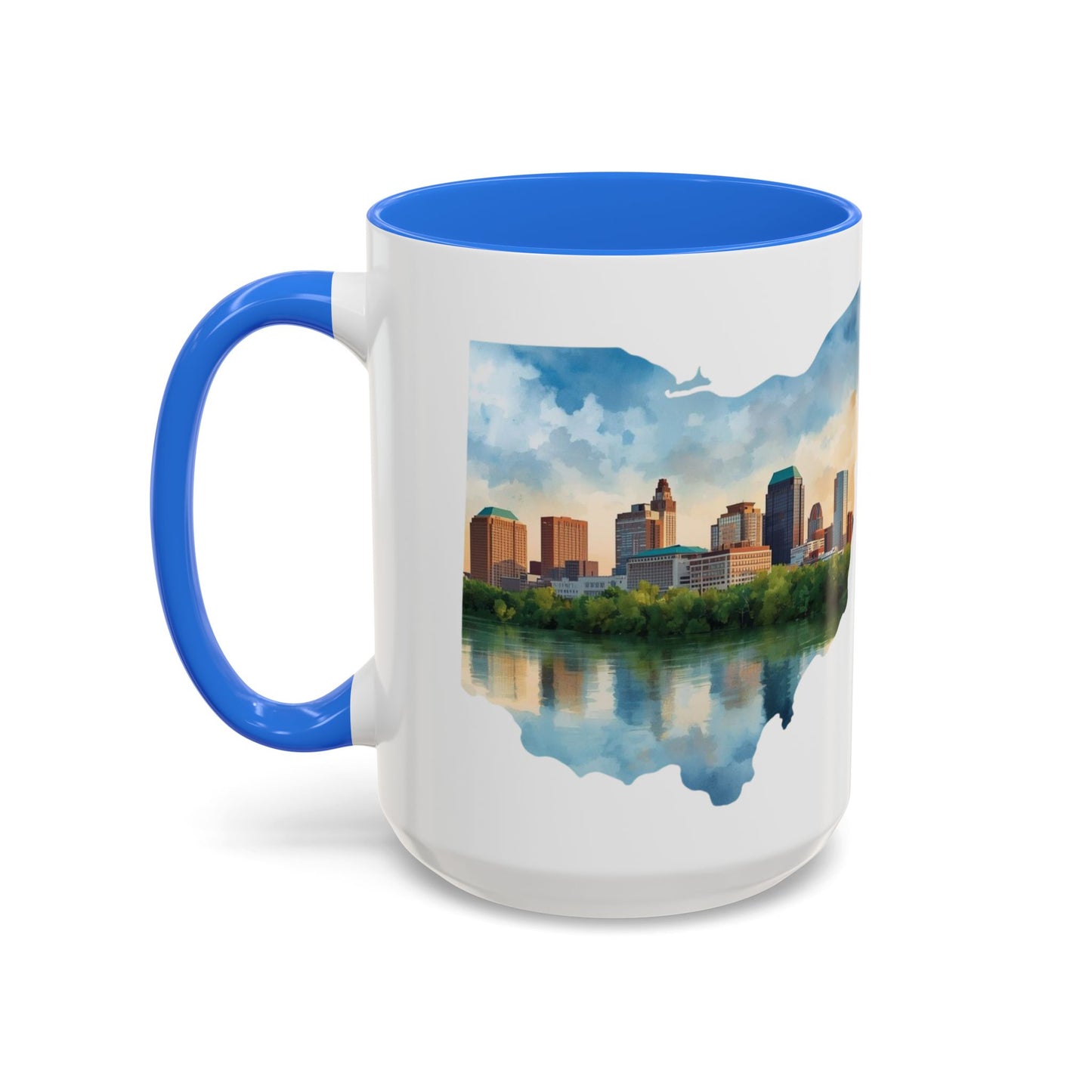 Cleveland Has My Heart Mug — Colorful Ceramic Coffee Mug (11oz & 15oz)