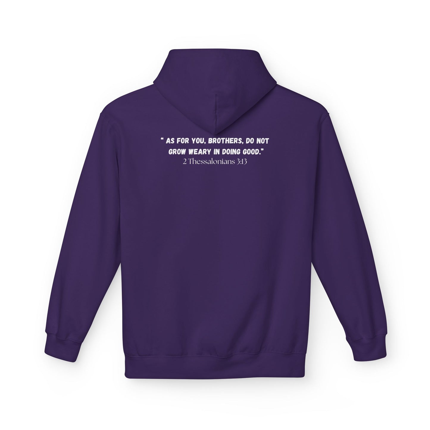 Detroit MI Area Code Hoodie - Fleece Hoodie 2 Thessalonians 3:13