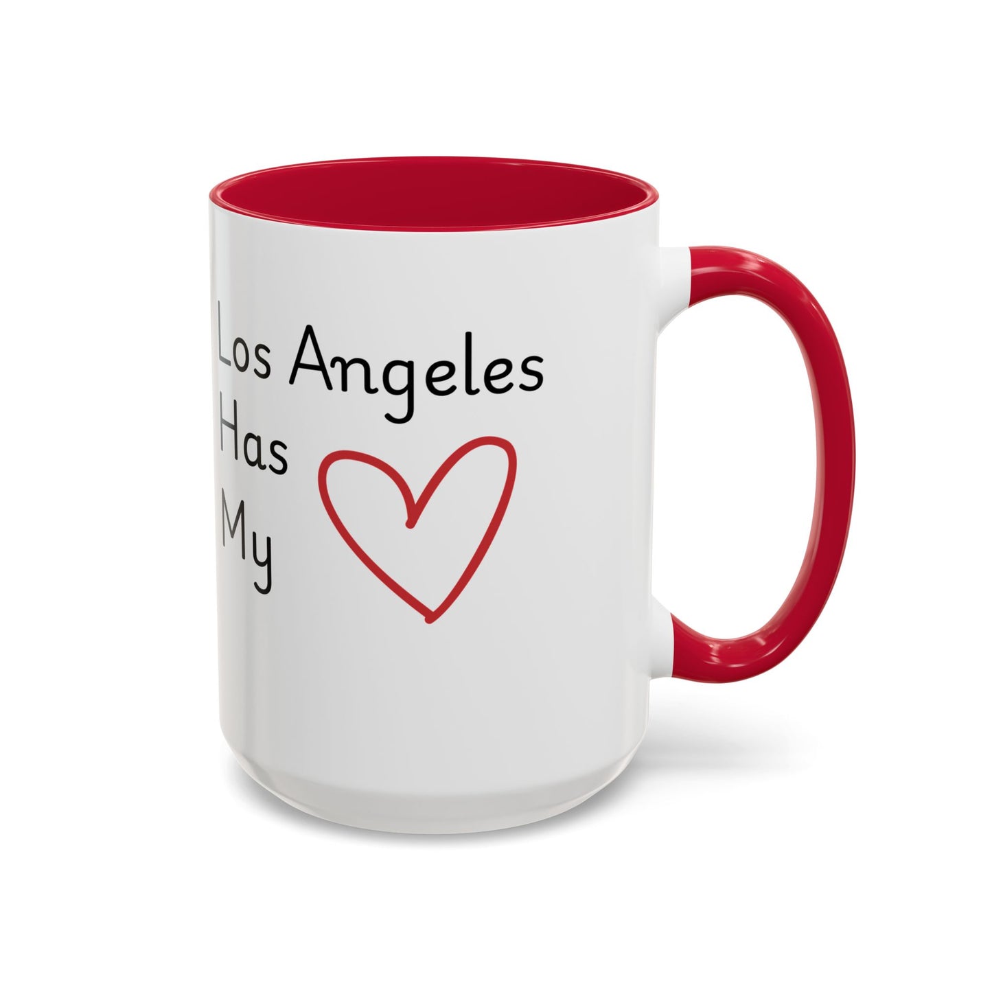 LA Has My Heart Mug — Colorful Ceramic Coffee Cup (11oz, 15oz)