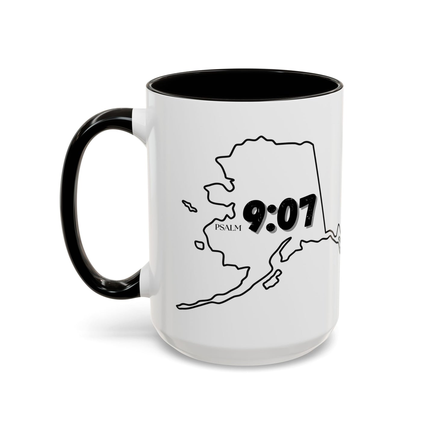 Alaska Area Code Mug, Psalm 9:07