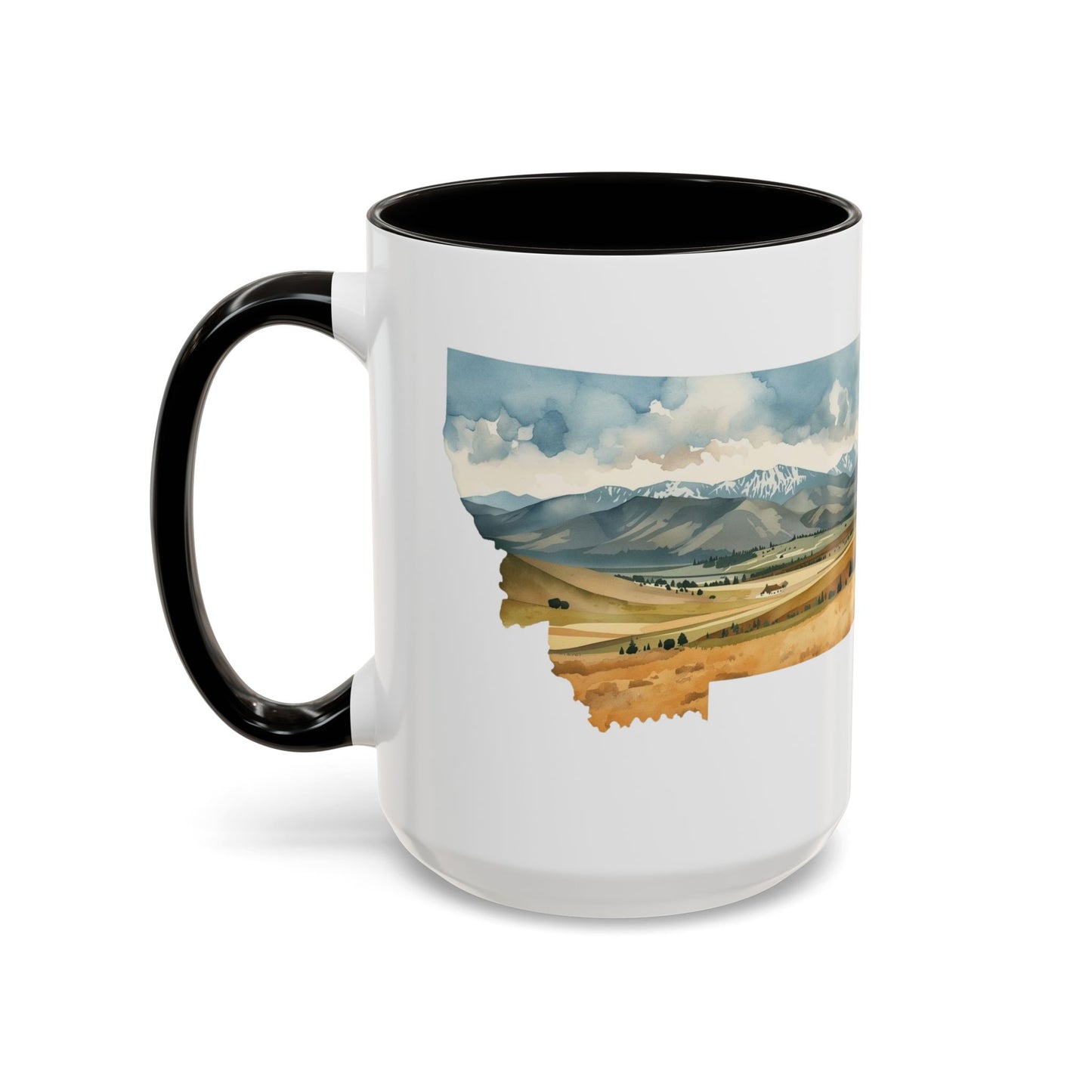 Montana Has My Heart Mug — Colorful Ceramic Coffee Cup (11oz, 15oz)