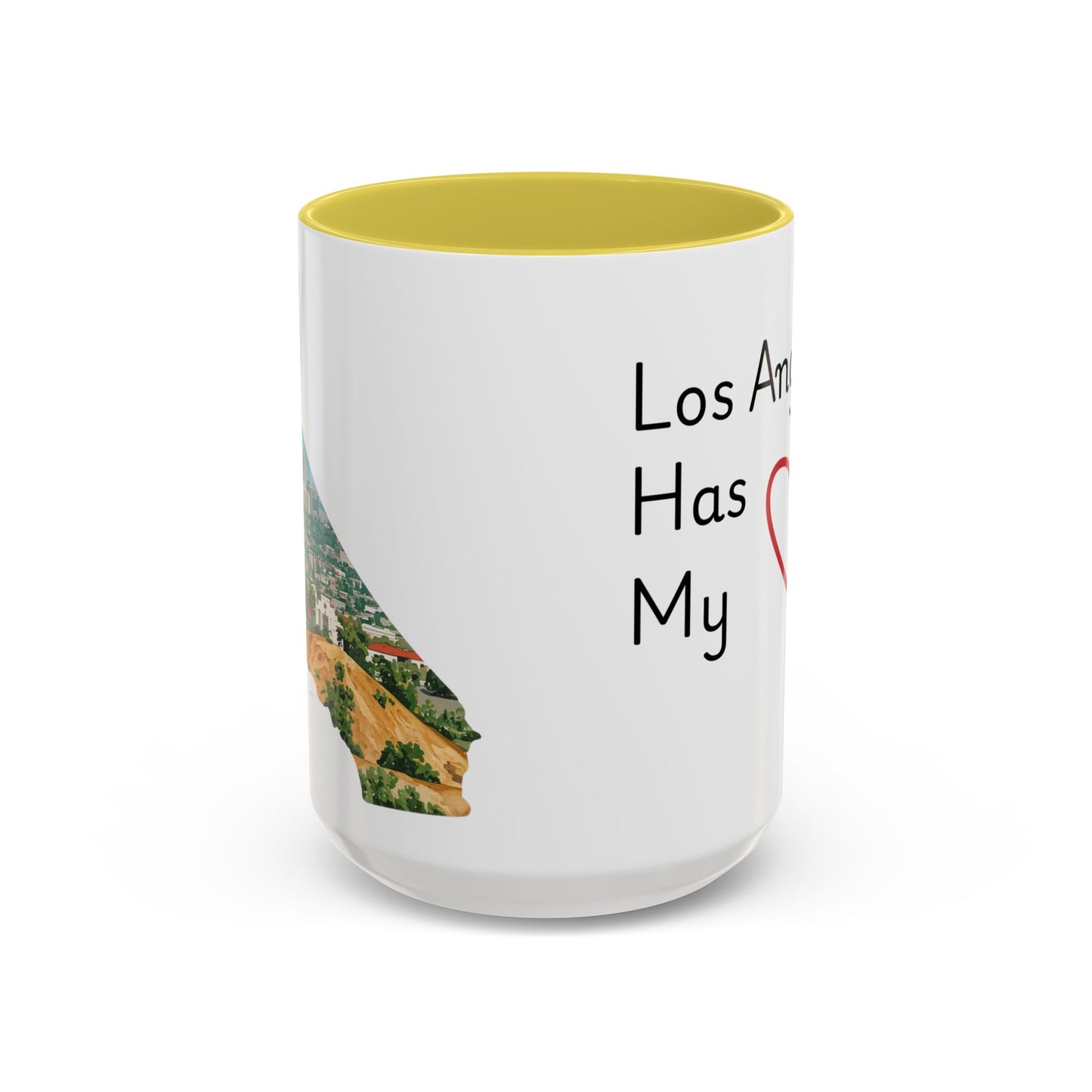 LA Has My Heart Mug — Colorful Ceramic Coffee Cup (11oz, 15oz)