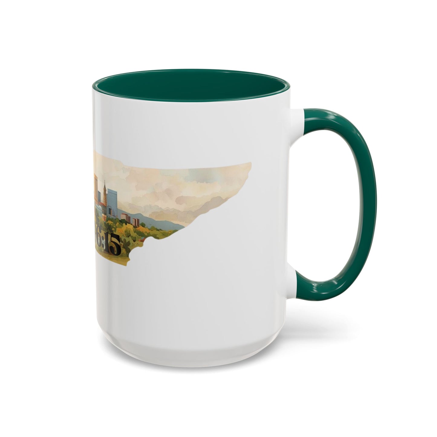 Nashville TN Area Code Mug, Matthew 6:15