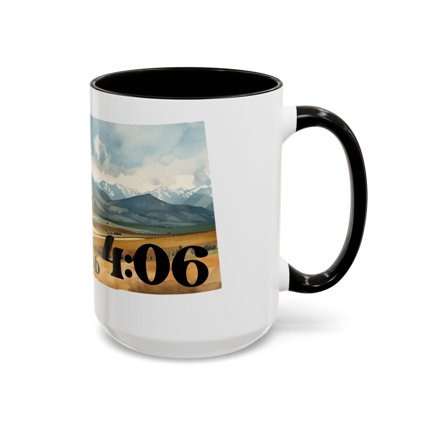 Montana 406 Mug, Job 4:06