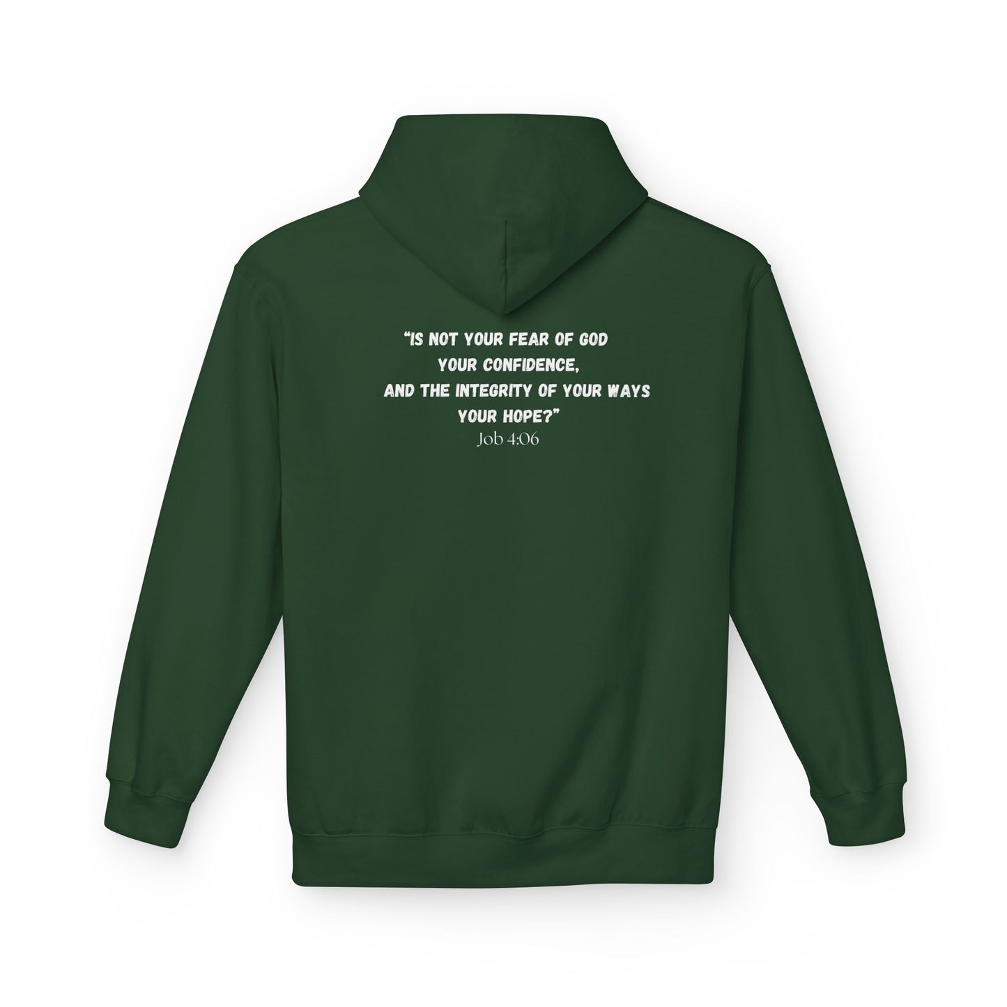 Montana Area Code Hoodie - Fleece Hoodie Job 4:06