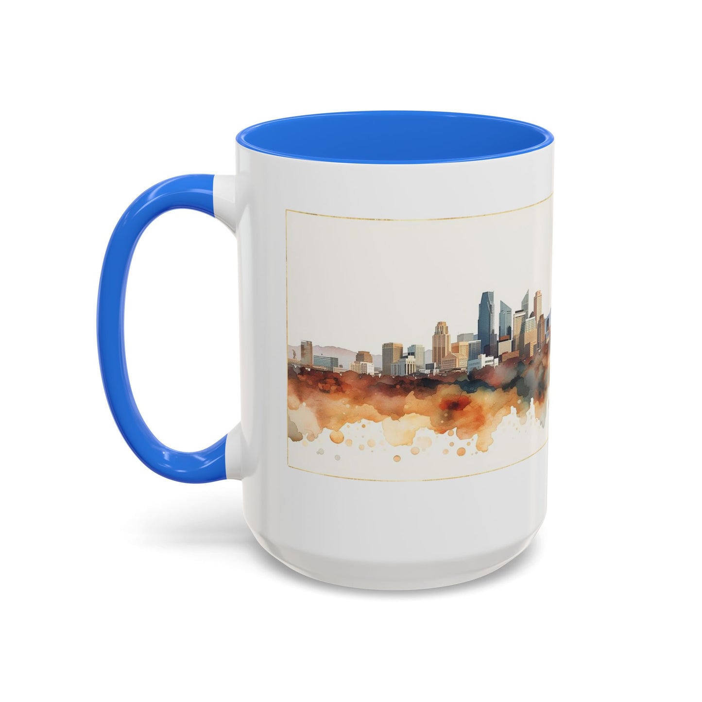 Denver Has My Heart Mug — Colorful Ceramic Coffee Cup (11oz, 15oz)