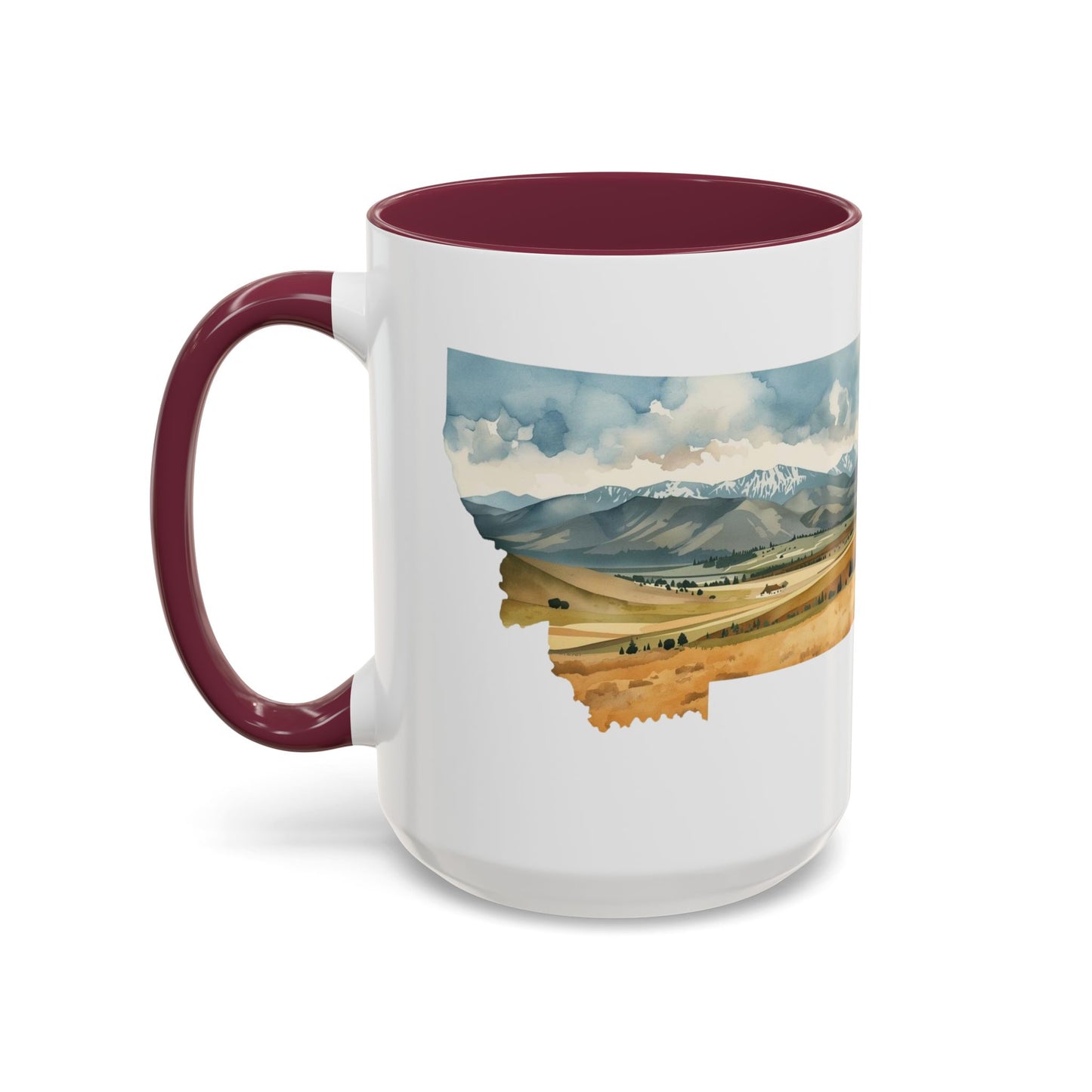 Montana Has My Heart Mug — Colorful Ceramic Coffee Cup (11oz, 15oz)