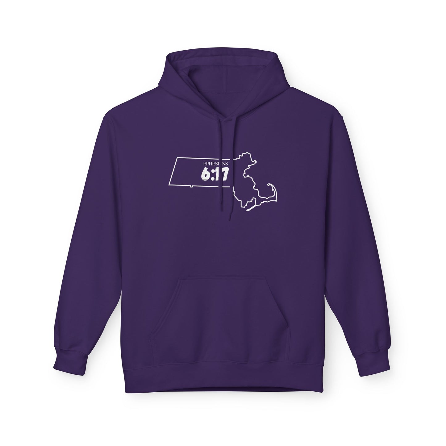 Boston Area Code Hoodie - Fleece Hoodie Ephesians 6:17