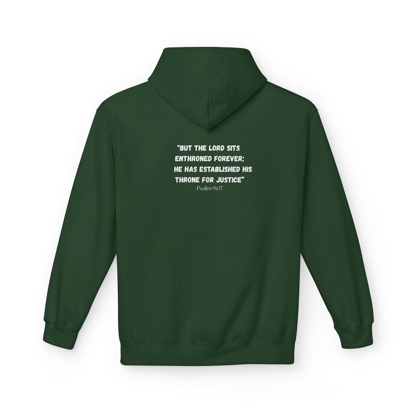 Alaska Area Code Hoodie - Fleece Hoodie Psalm 9:07