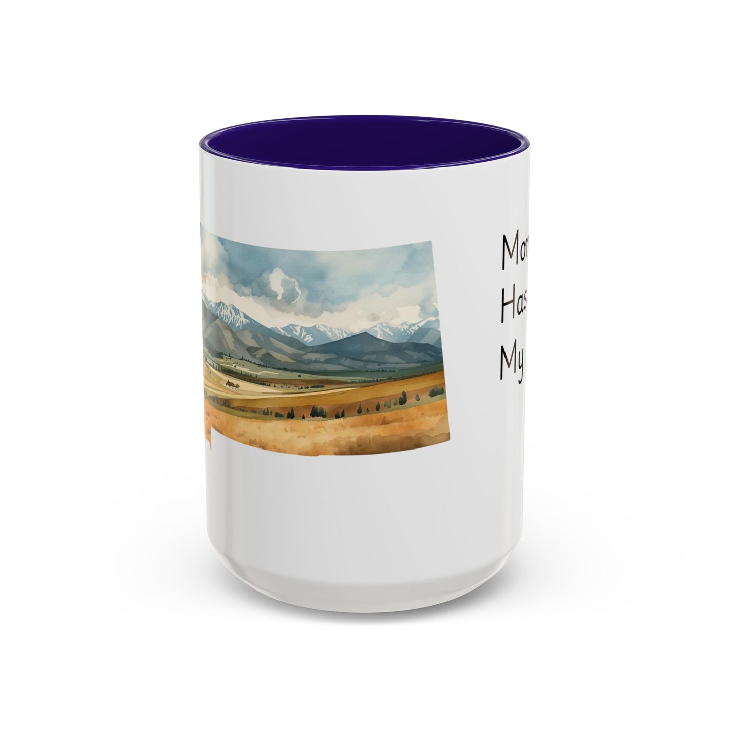 Montana Has My Heart Mug — Colorful Ceramic Coffee Cup (11oz, 15oz)
