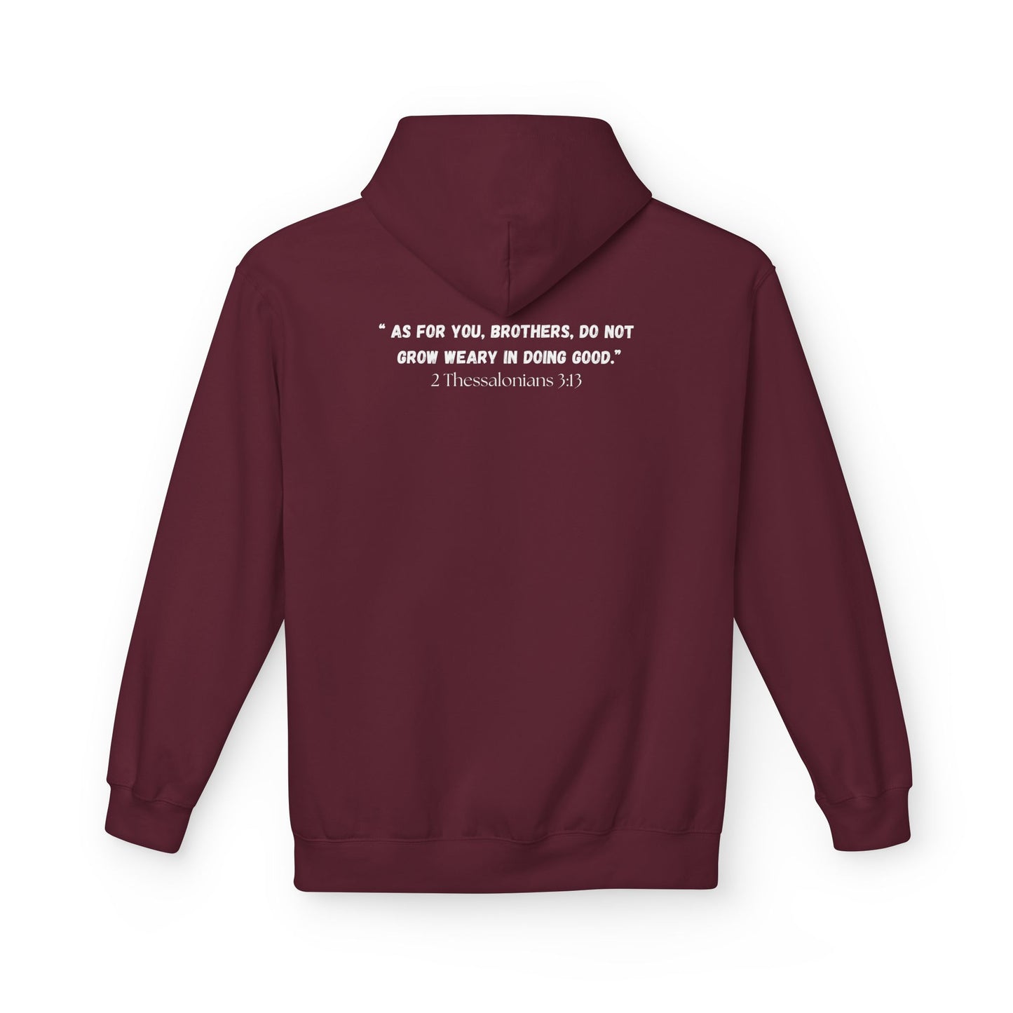 Detroit MI Area Code Hoodie - Fleece Hoodie 2 Thessalonians 3:13