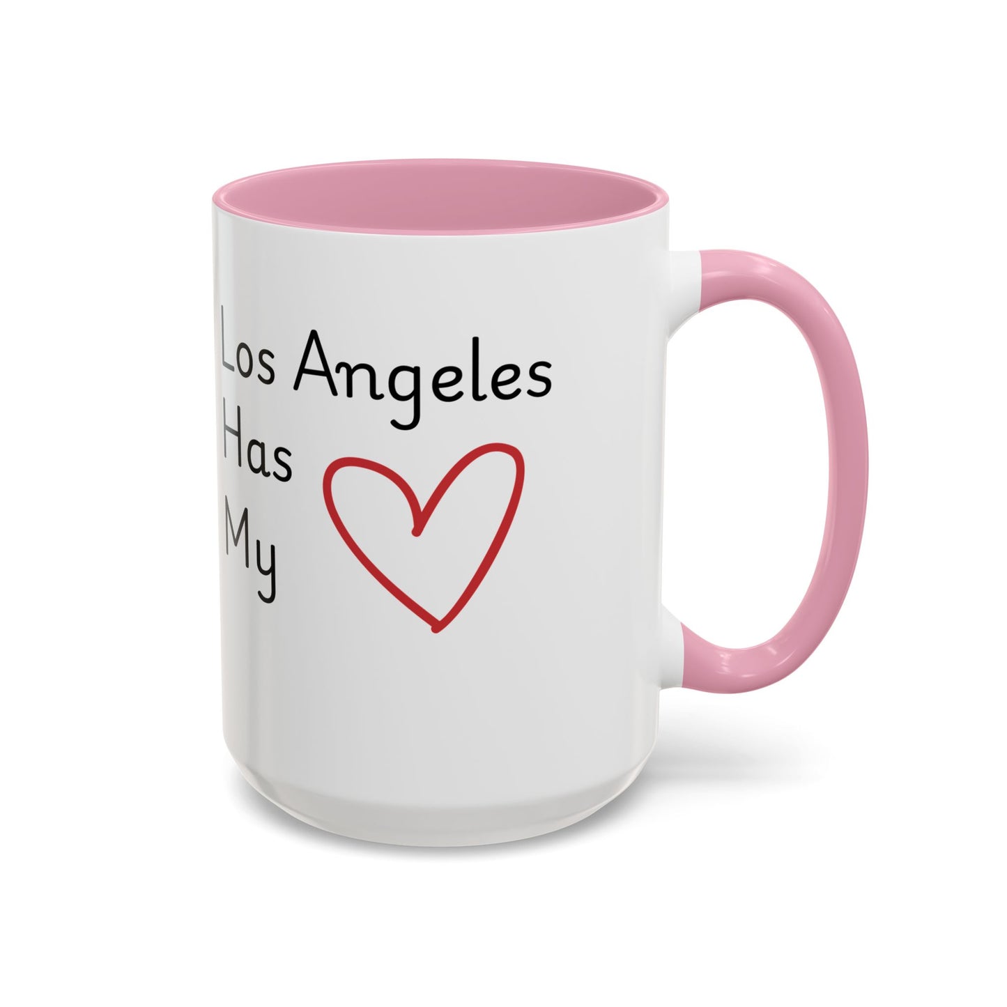 LA Has My Heart Mug — Colorful Ceramic Coffee Cup (11oz, 15oz)
