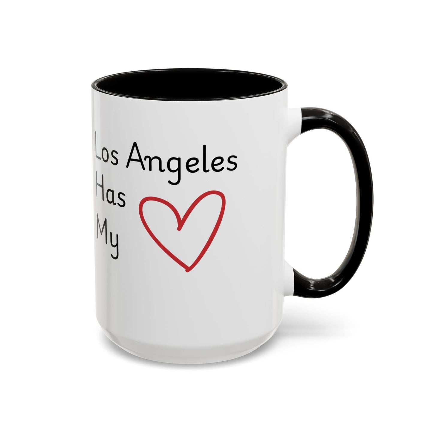 LA Has My Heart Mug — Colorful Ceramic Coffee Cup (11oz, 15oz)