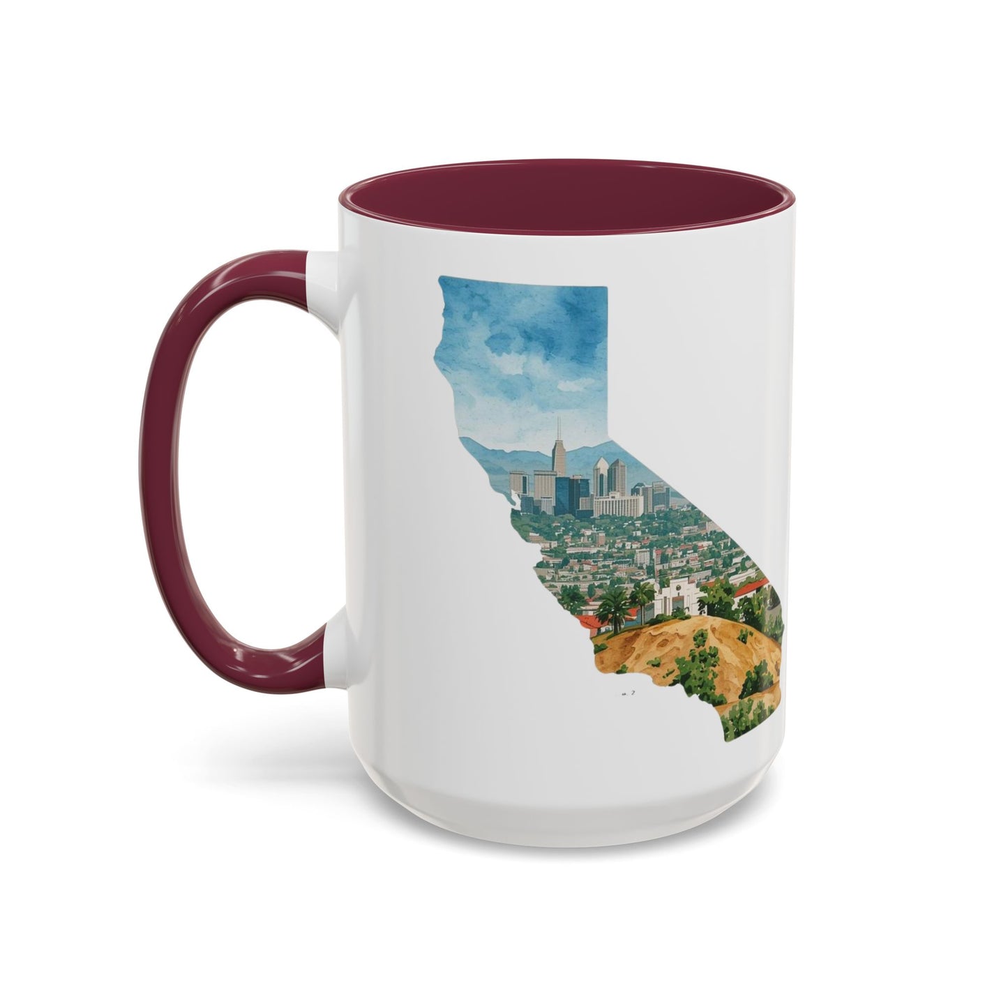 LA Has My Heart Mug — Colorful Ceramic Coffee Cup (11oz, 15oz)