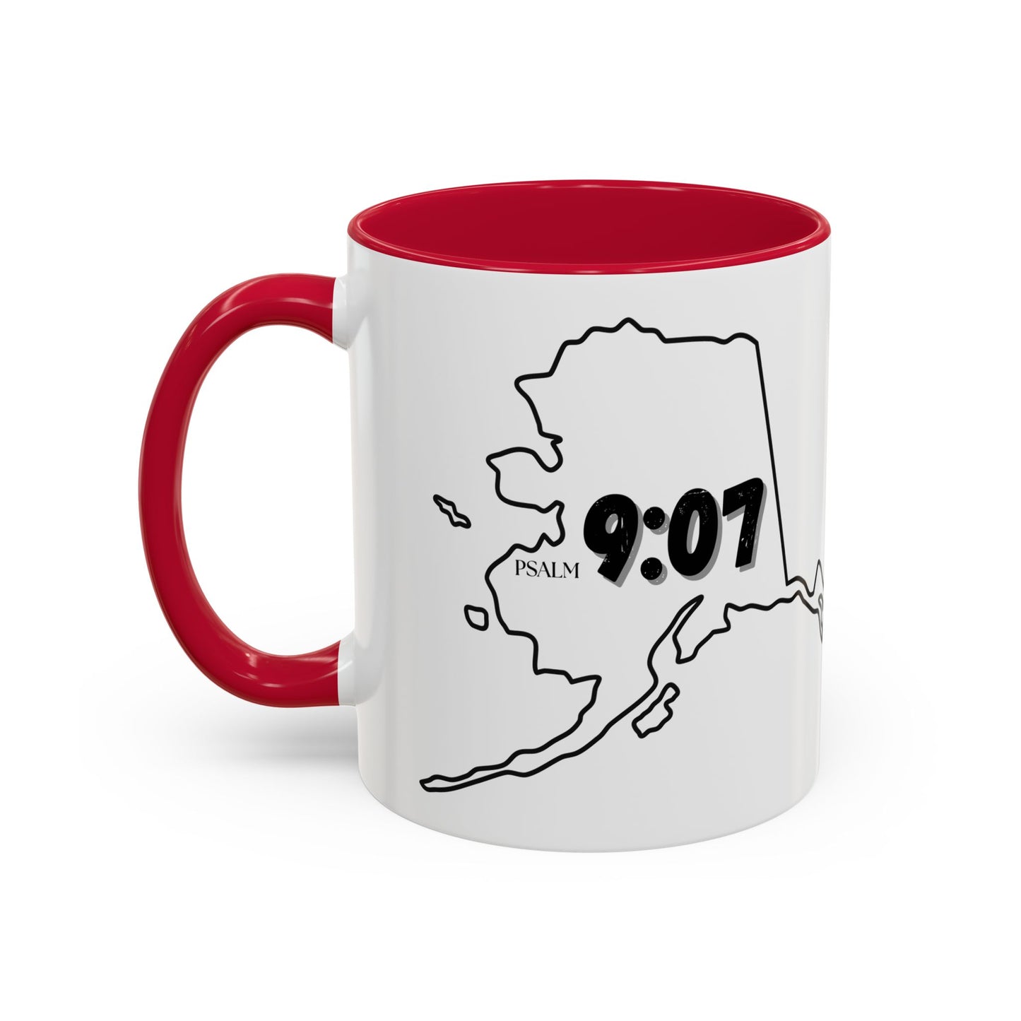 Alaska Area Code Mug, Psalm 9:07