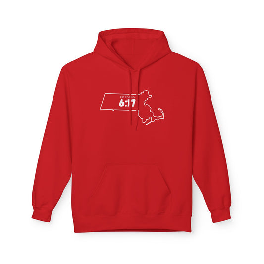Boston Area Code Hoodie - Fleece Hoodie Ephesians 6:17