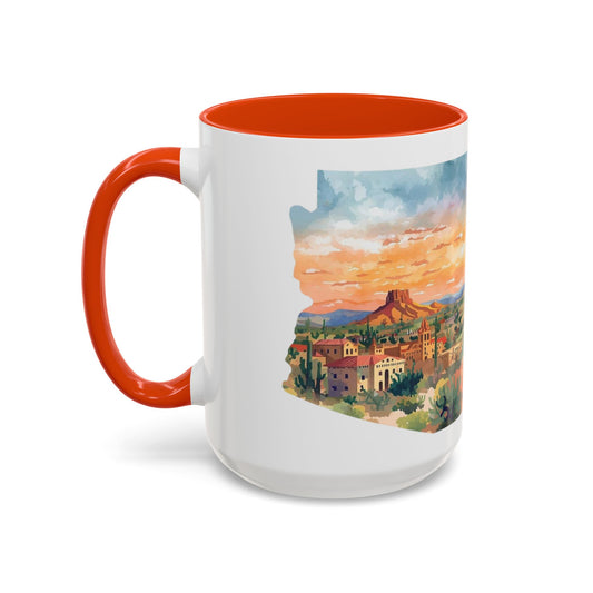 Tucson Has My Heart Mug — Colorful Ceramic Coffee Mug (11oz & 15oz)