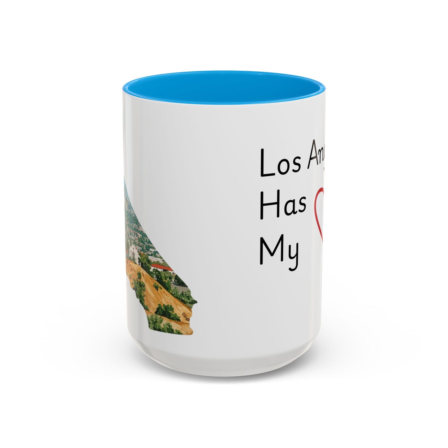 LA Has My Heart Mug — Colorful Ceramic Coffee Cup (11oz, 15oz)