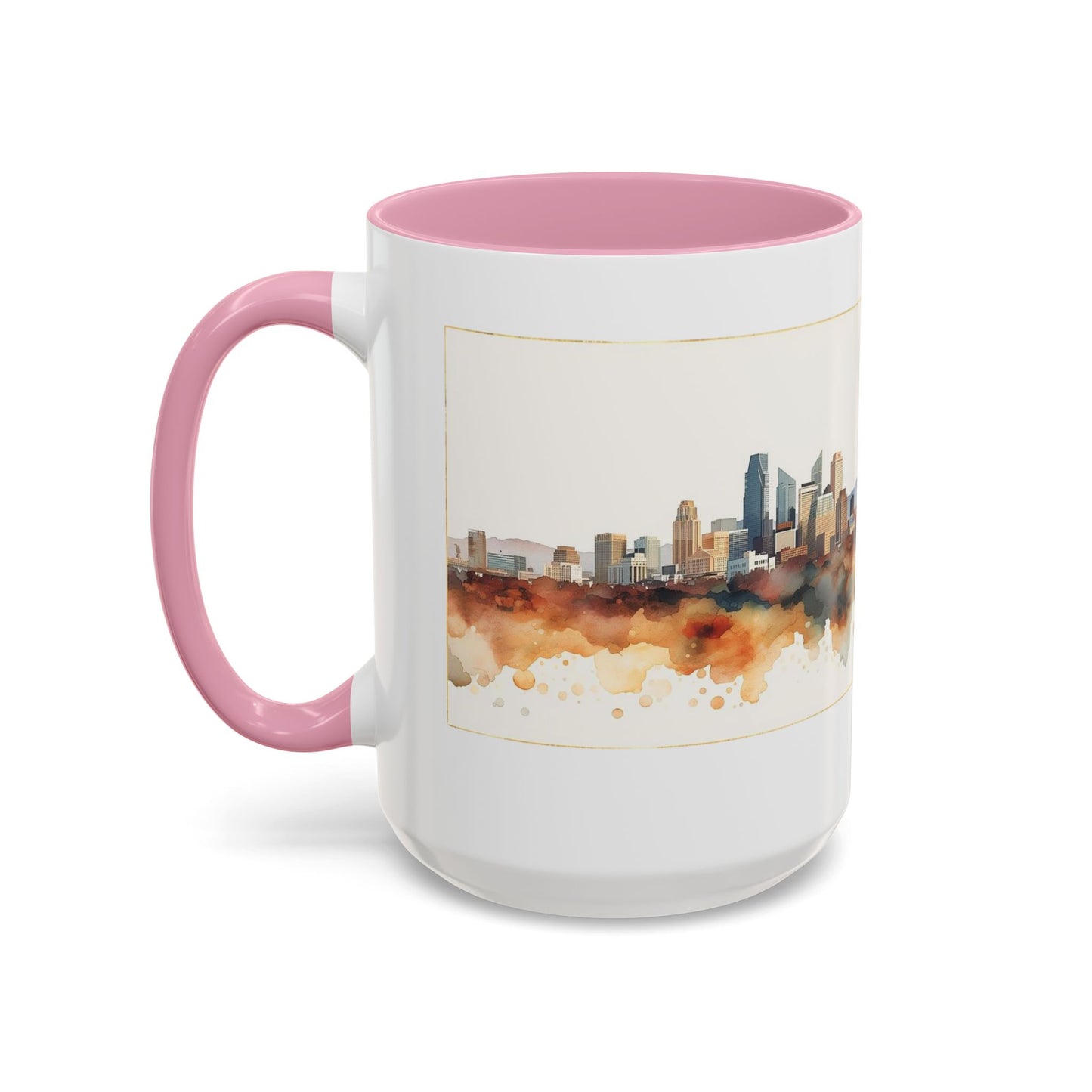 Denver Has My Heart Mug — Colorful Ceramic Coffee Cup (11oz, 15oz)
