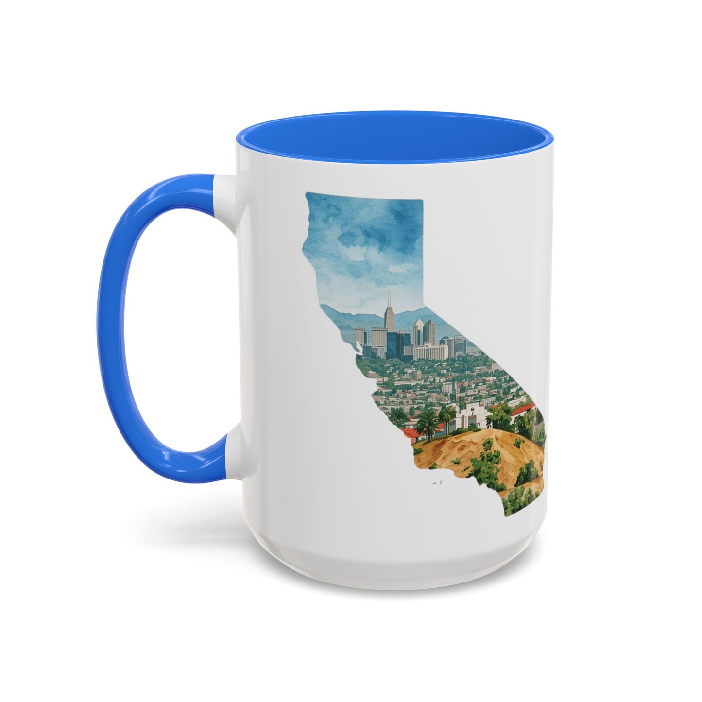 LA Has My Heart Mug — Colorful Ceramic Coffee Cup (11oz, 15oz)