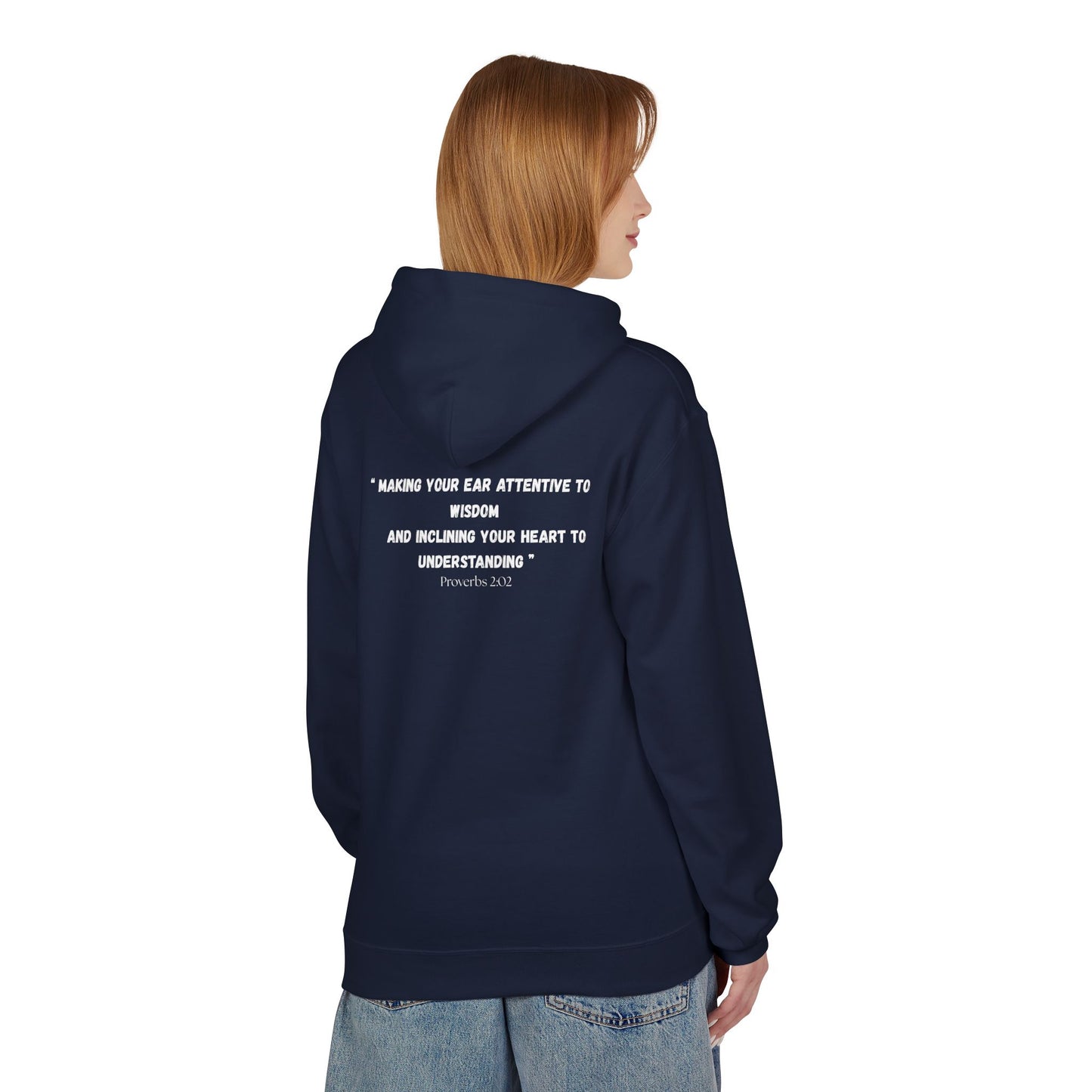 DC Area Code Hoodie - Fleece Hoodie Proverbs 2:02