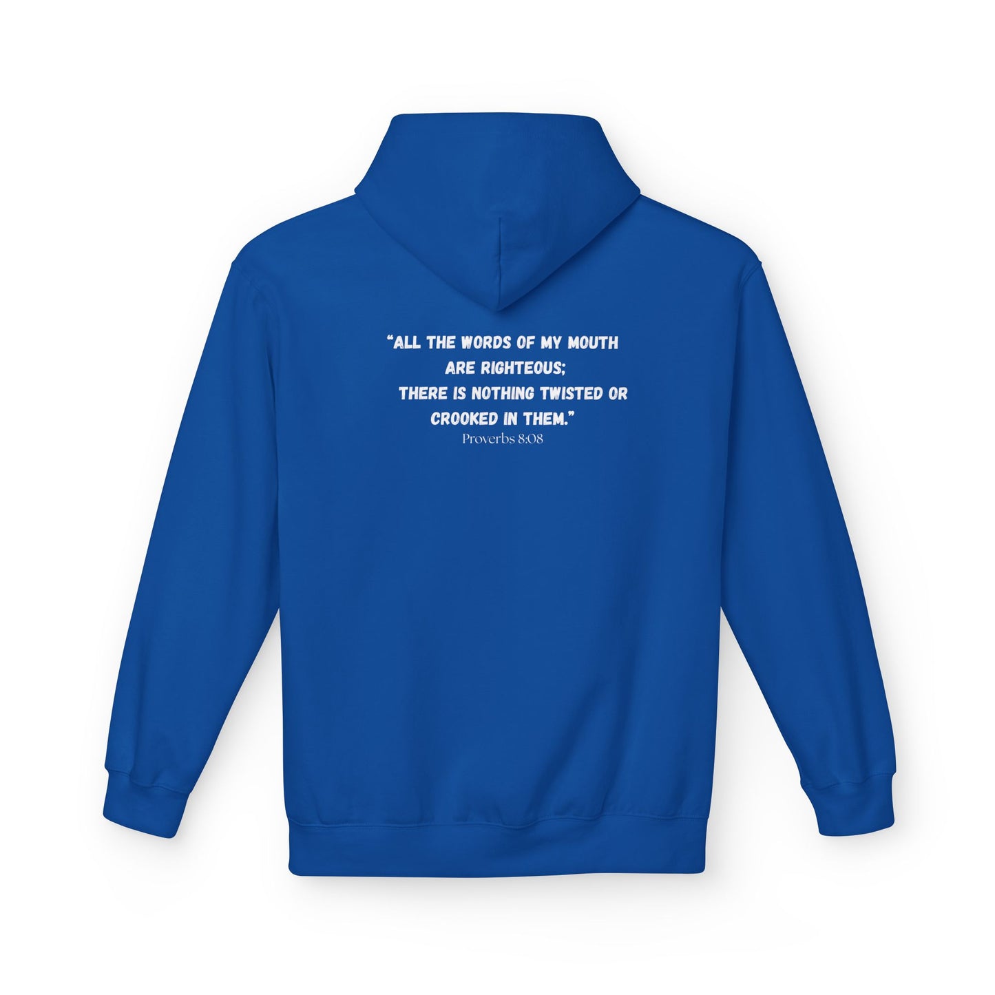 Hawaii Area Code Hoodie - Fleece Hoodie Proverbs 8:08